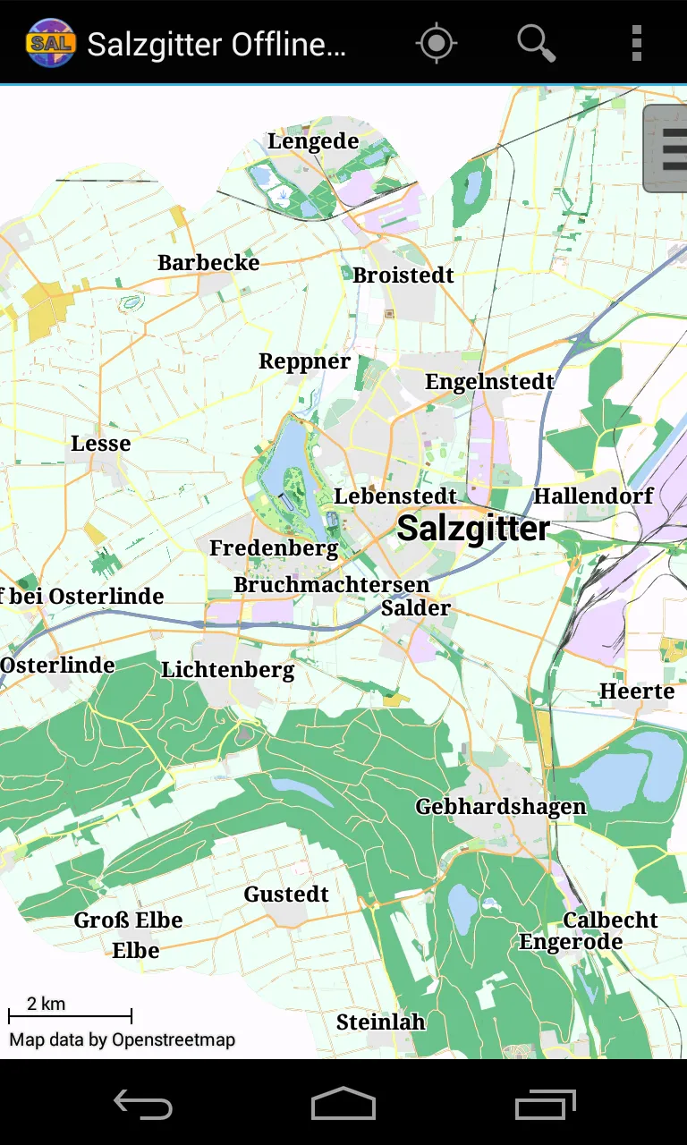 Salzgitter Offline City Map | Indus Appstore | Screenshot