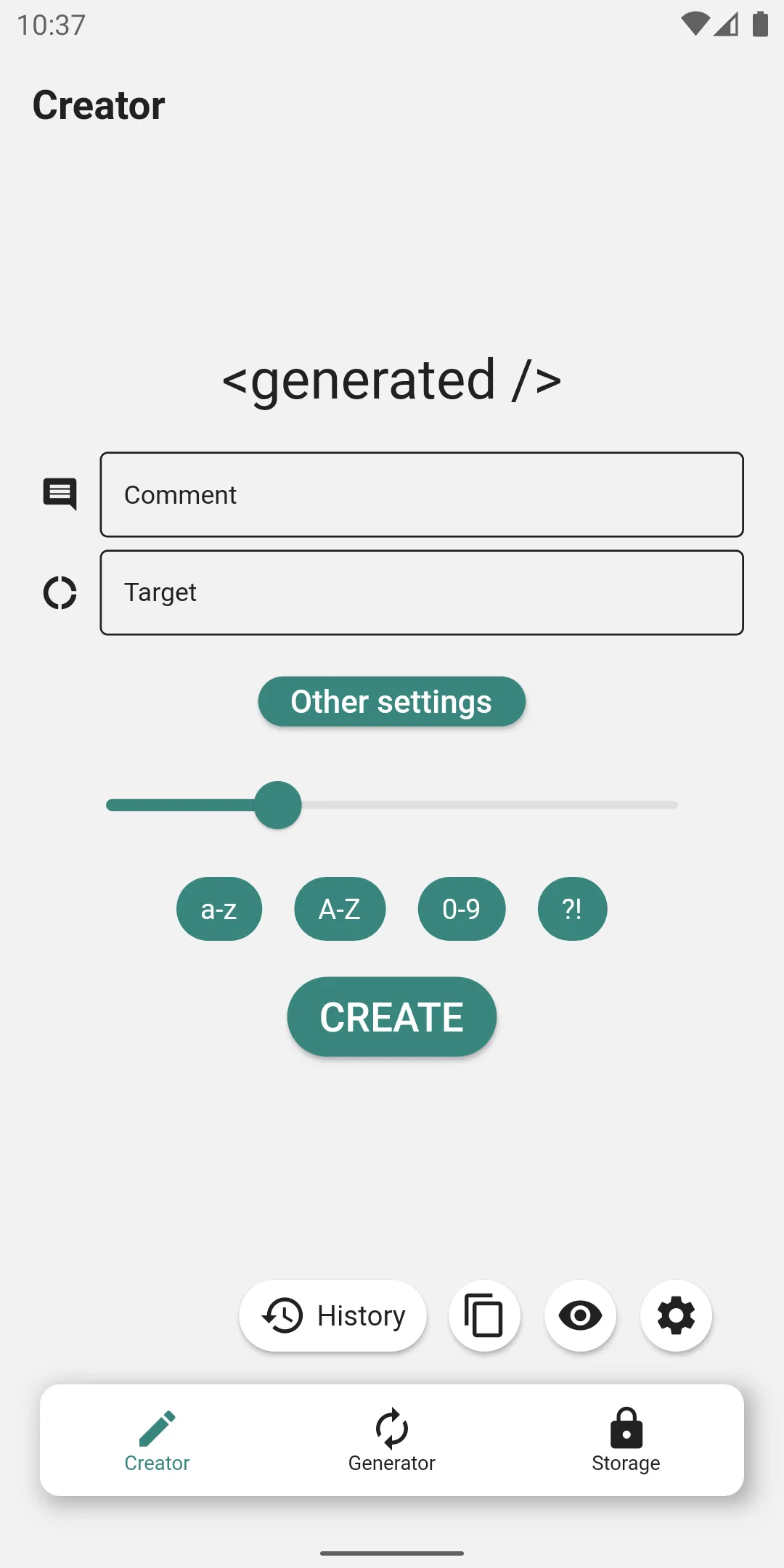 Password Creator [Flutter] | Indus Appstore | Screenshot