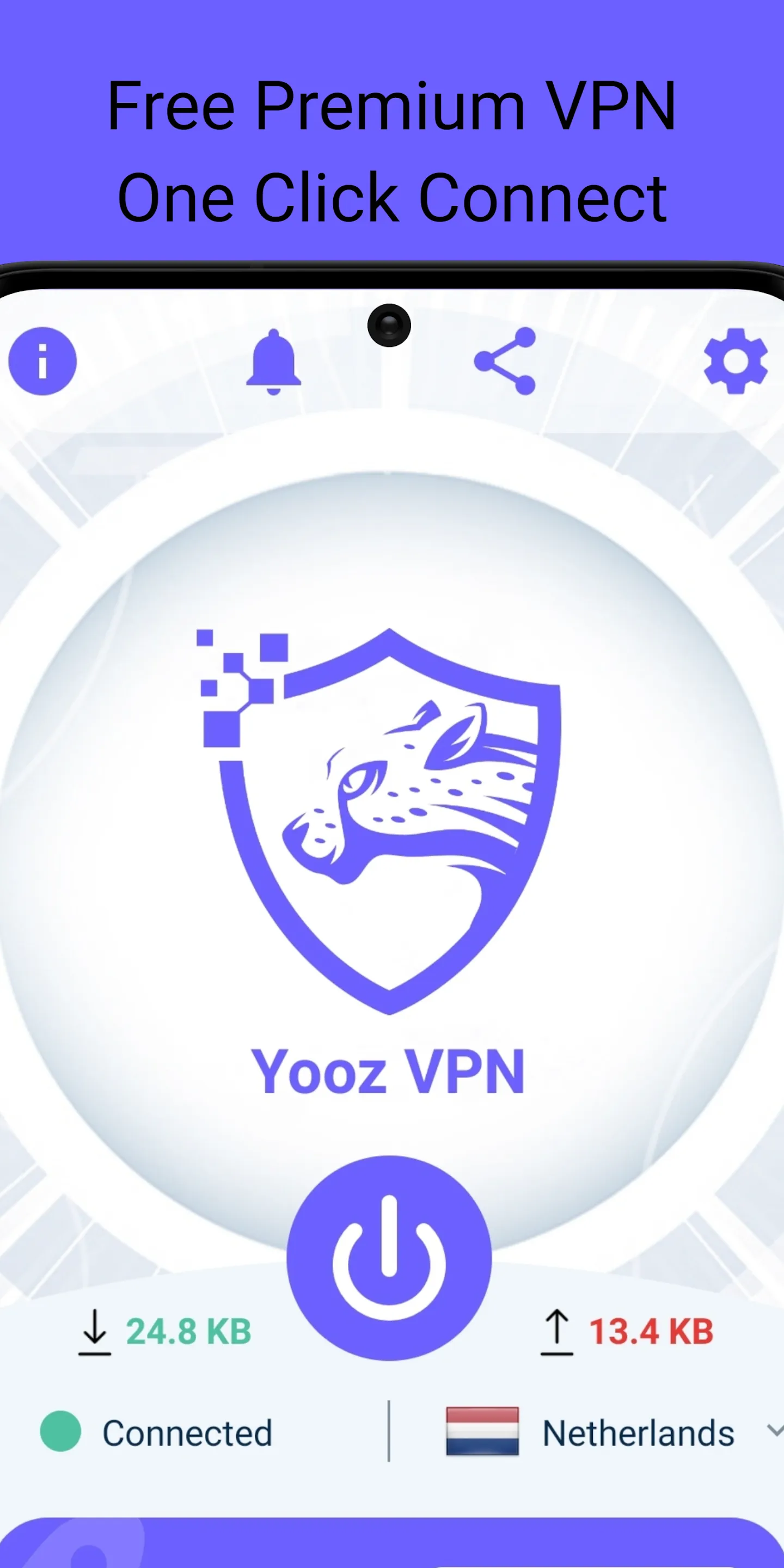 Yooz - VPN - Fast, Premium VPN | Indus Appstore | Screenshot