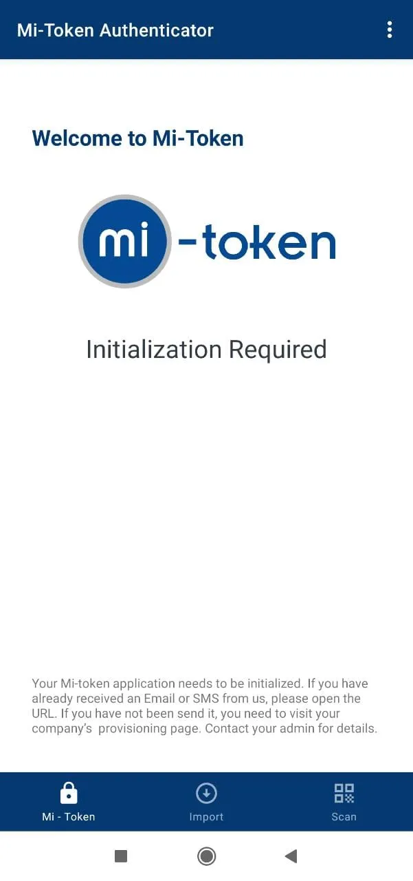 Mi-Token Authenticator | Indus Appstore | Screenshot