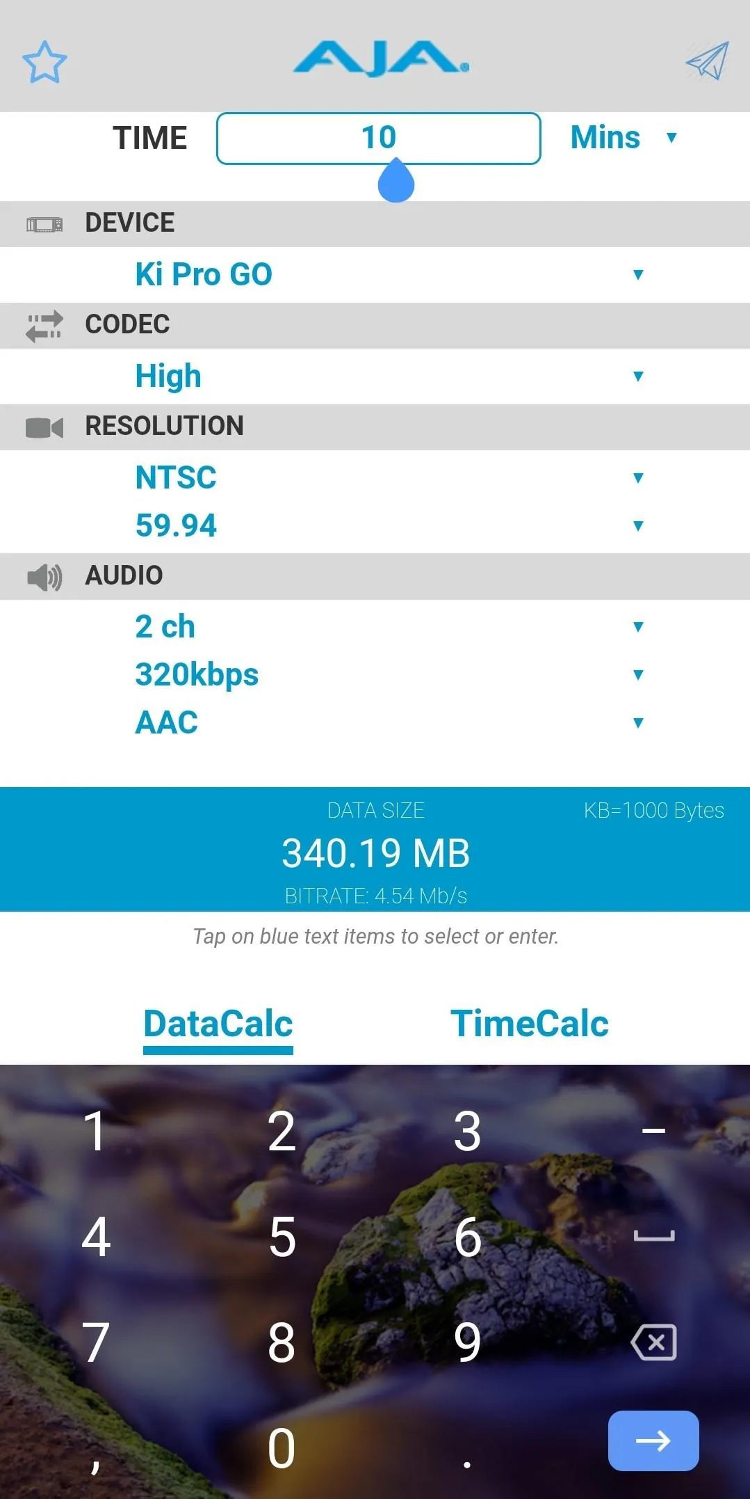 AJA DataCalc | Indus Appstore | Screenshot