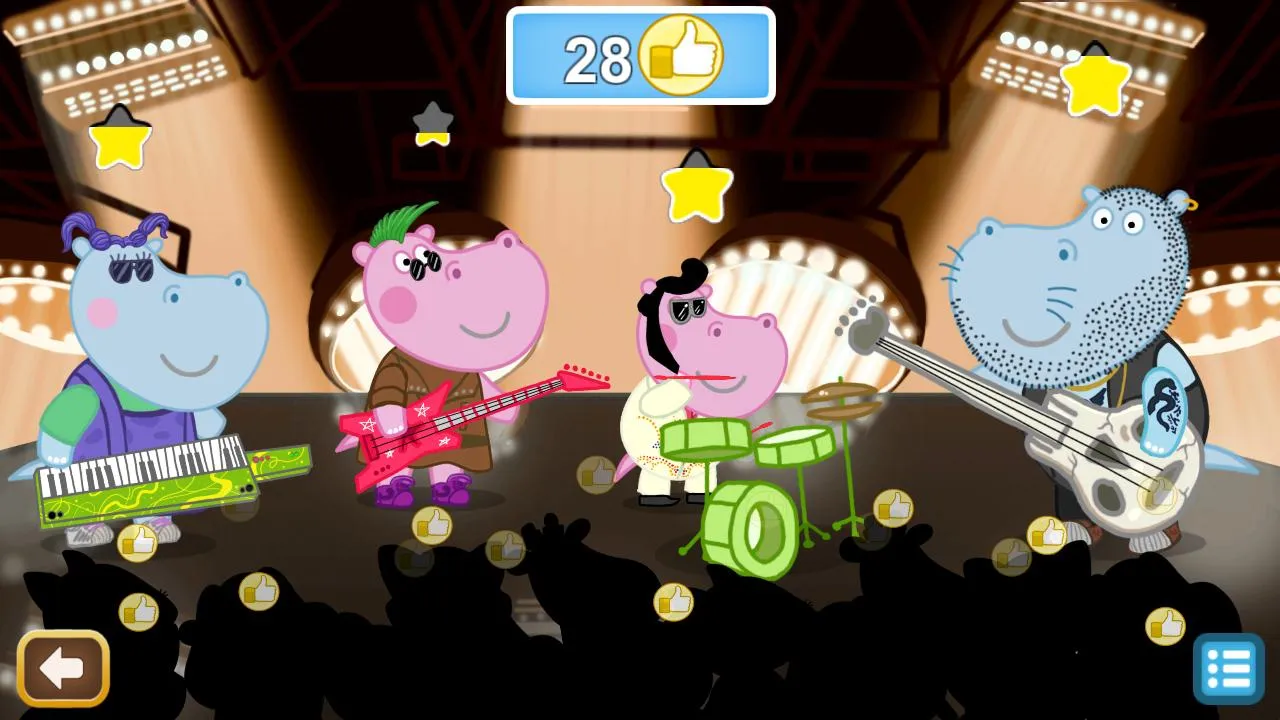 Queen Party Hippo: Music Games | Indus Appstore | Screenshot