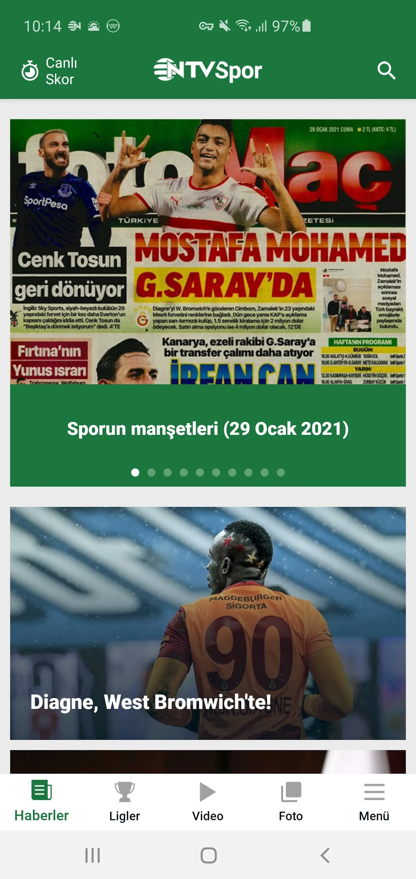 NTV Spor - Sporun Adresi | Indus Appstore | Screenshot