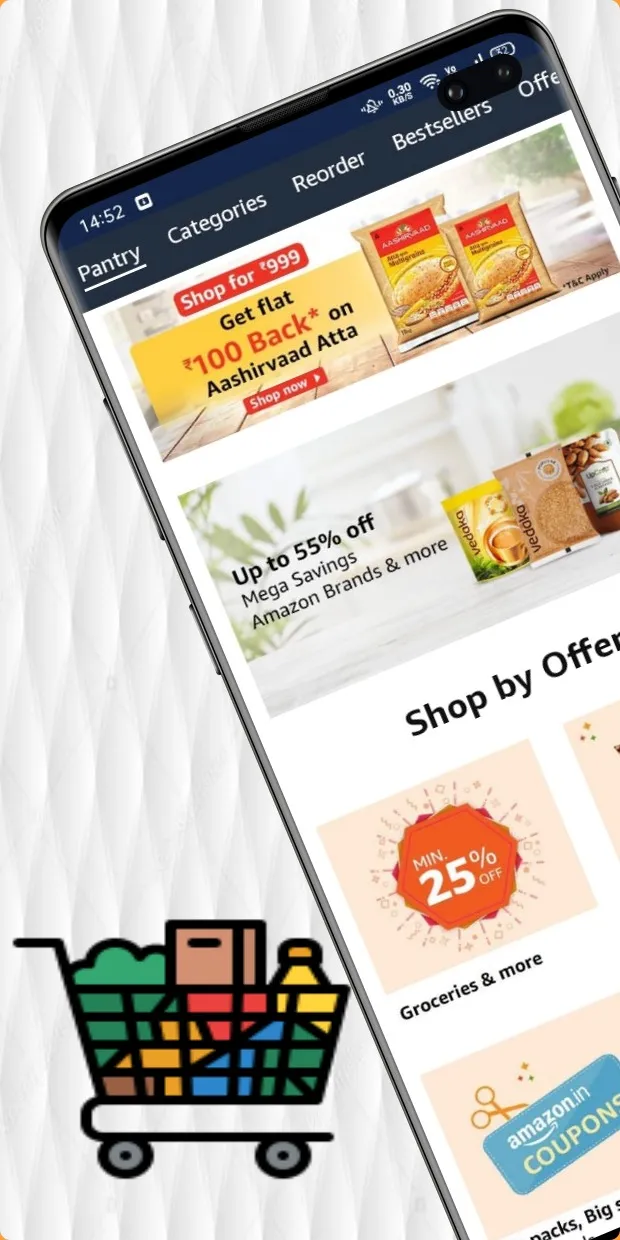 Grocery Shopping App Grofers B | Indus Appstore | Screenshot