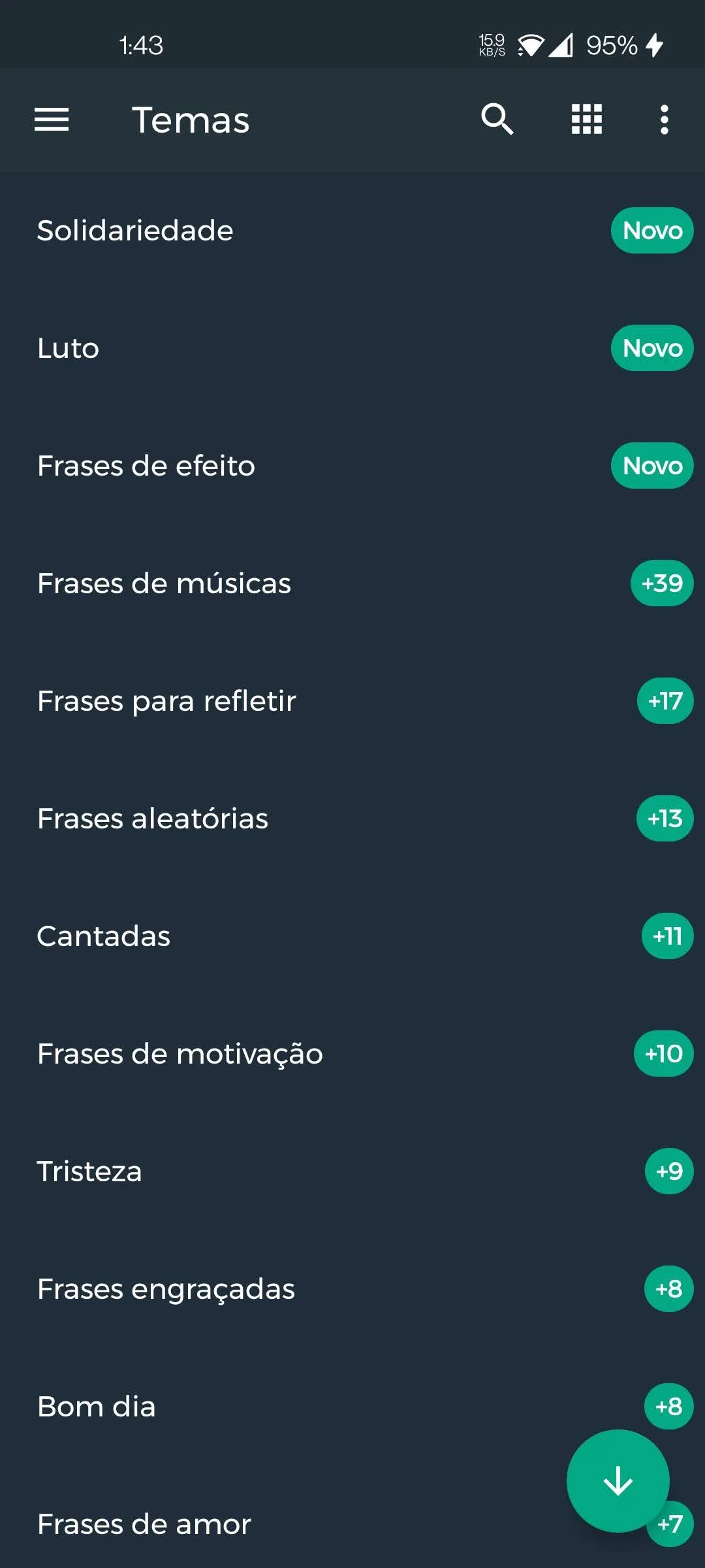 Puxa Assunto - Frases e status | Indus Appstore | Screenshot