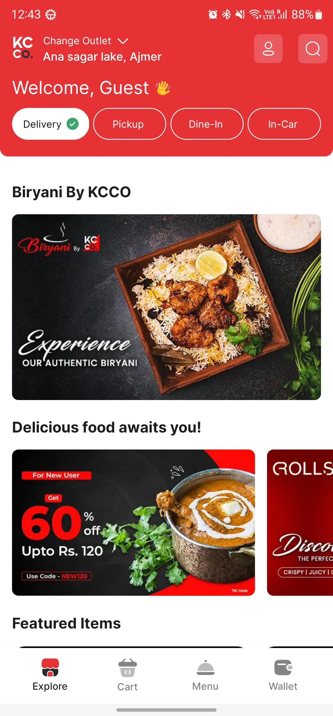 Kebabs & Curries Co.(KCCO) | Indus Appstore | Screenshot