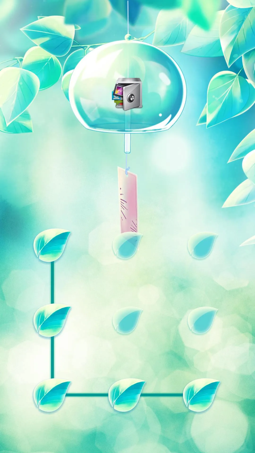 AppLock Live Theme Wind Chime | Indus Appstore | Screenshot