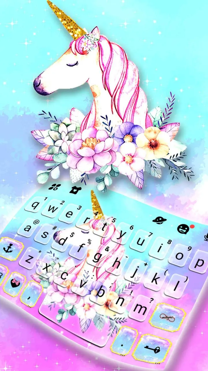 Pastel Unicorn Theme | Indus Appstore | Screenshot