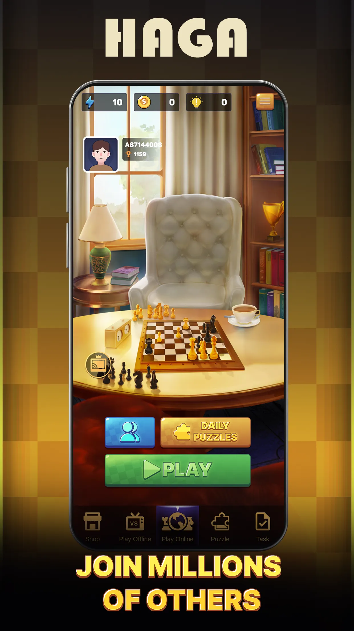 Chess: Chess Offline - Haga | Indus Appstore | Screenshot