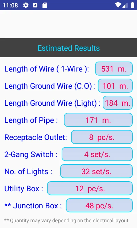 Electrical Plan Estimate | Indus Appstore | Screenshot