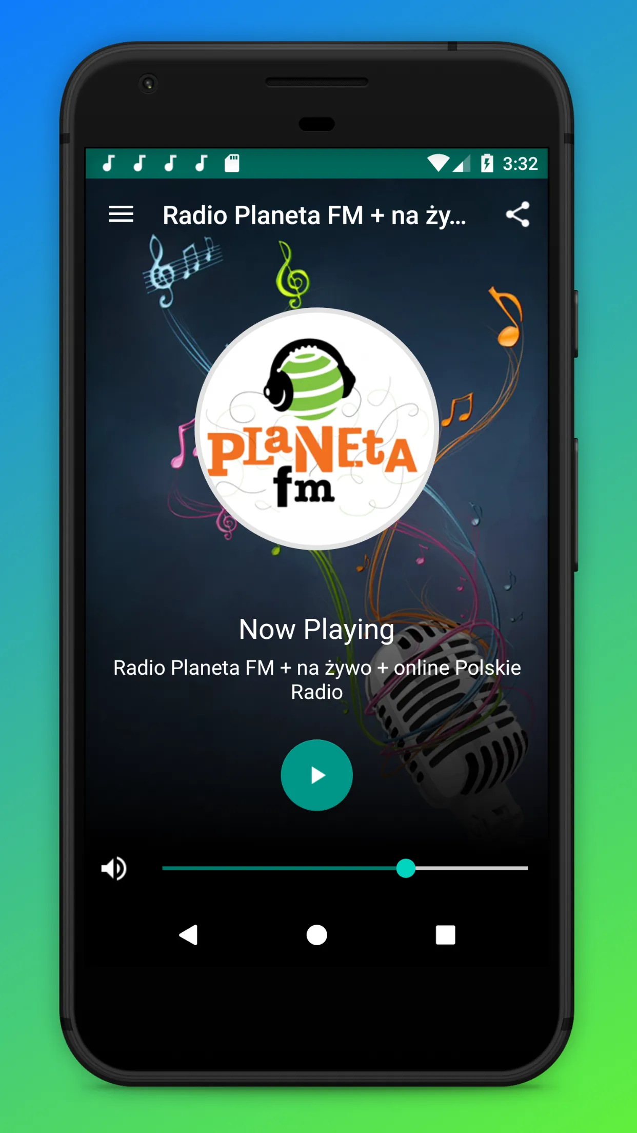 Radio Planeta FM Polska Online | Indus Appstore | Screenshot