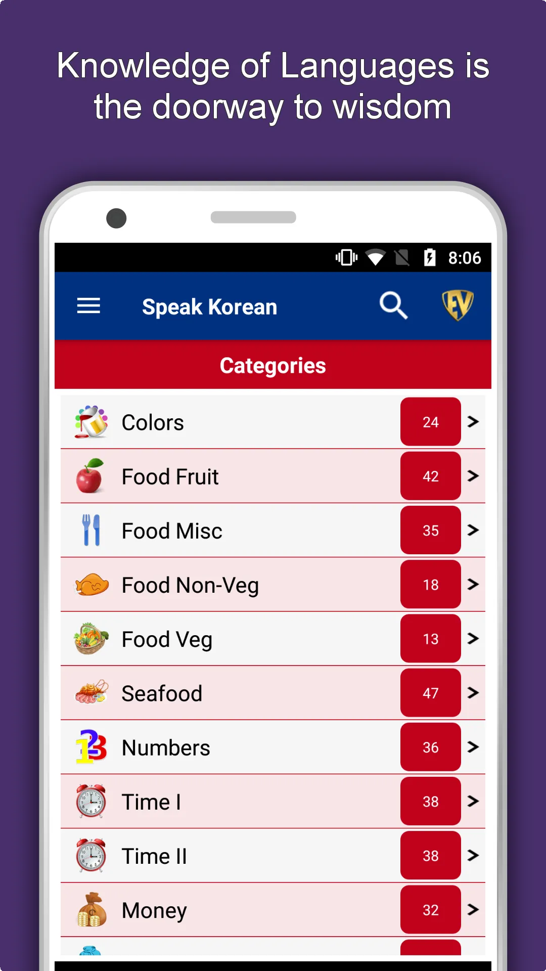 Learn Korean Language Offline | Indus Appstore | Screenshot