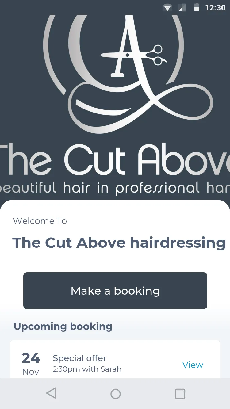 The Cut Above hairdressing | Indus Appstore | Screenshot