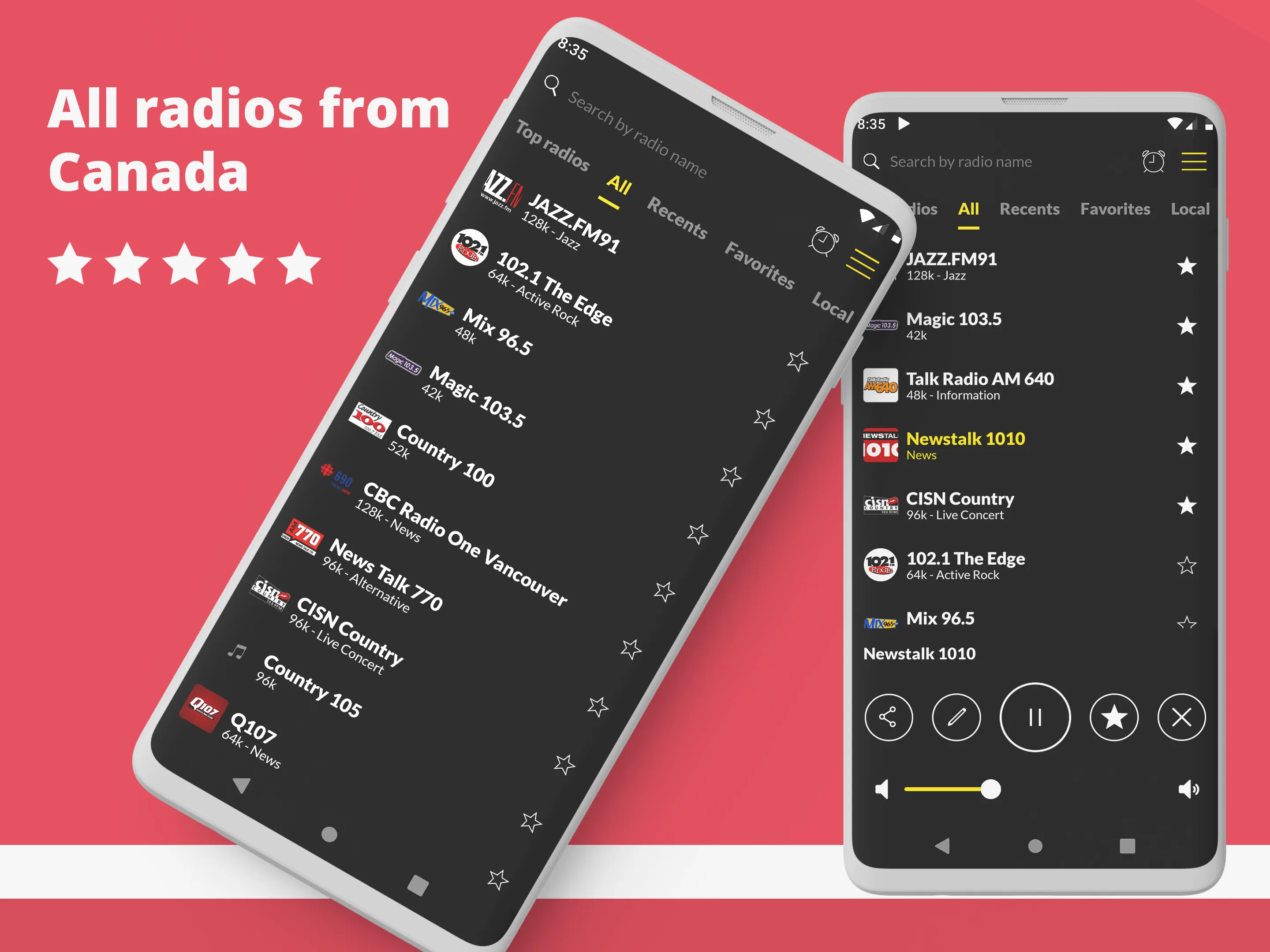 Radio Canada: Online FM Radio | Indus Appstore | Screenshot