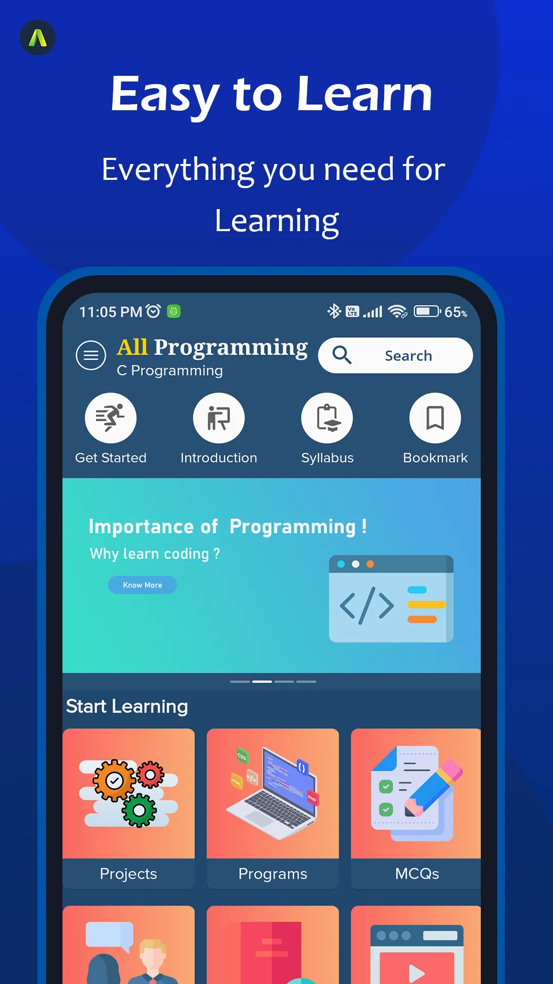 All Programming : C, C++, Java | Indus Appstore | Screenshot