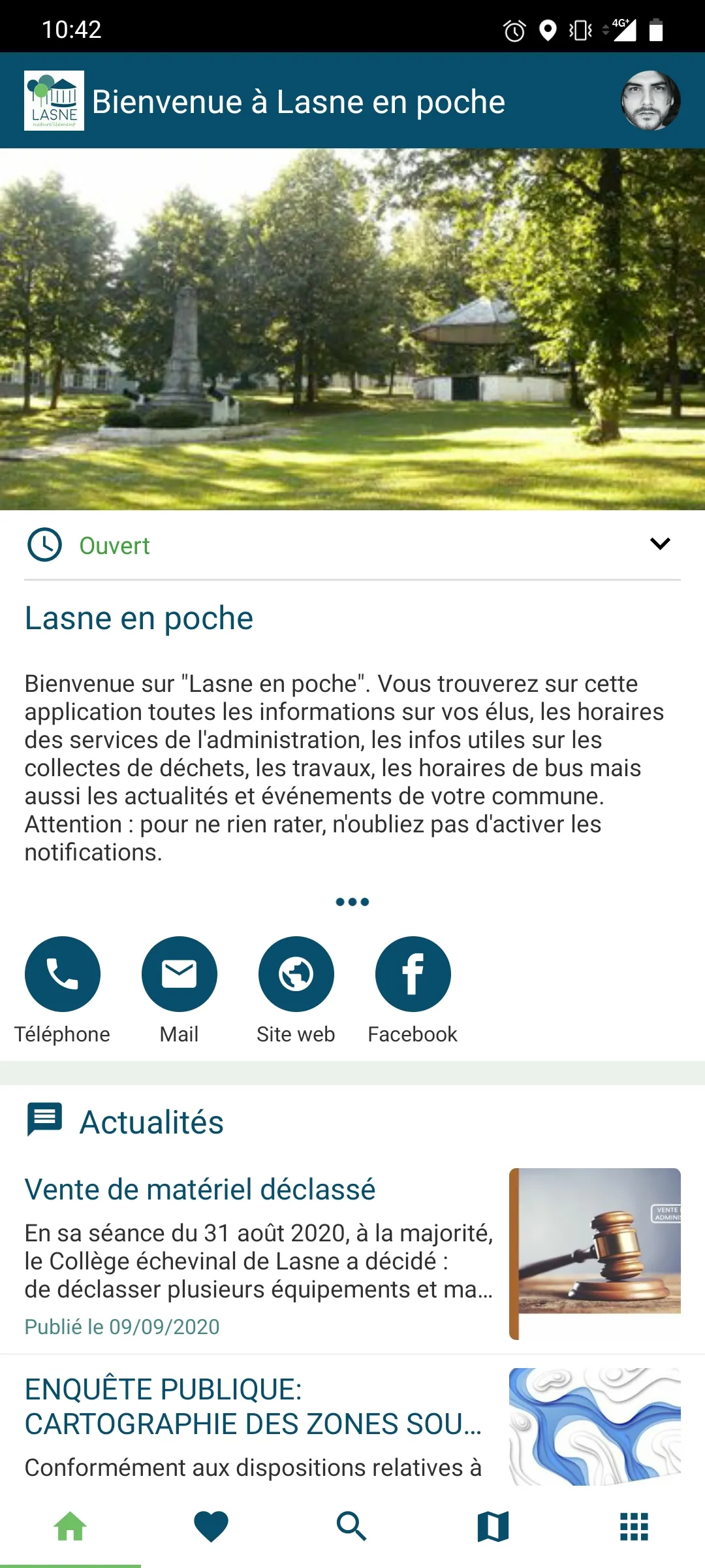 Lasne en Poche | Indus Appstore | Screenshot