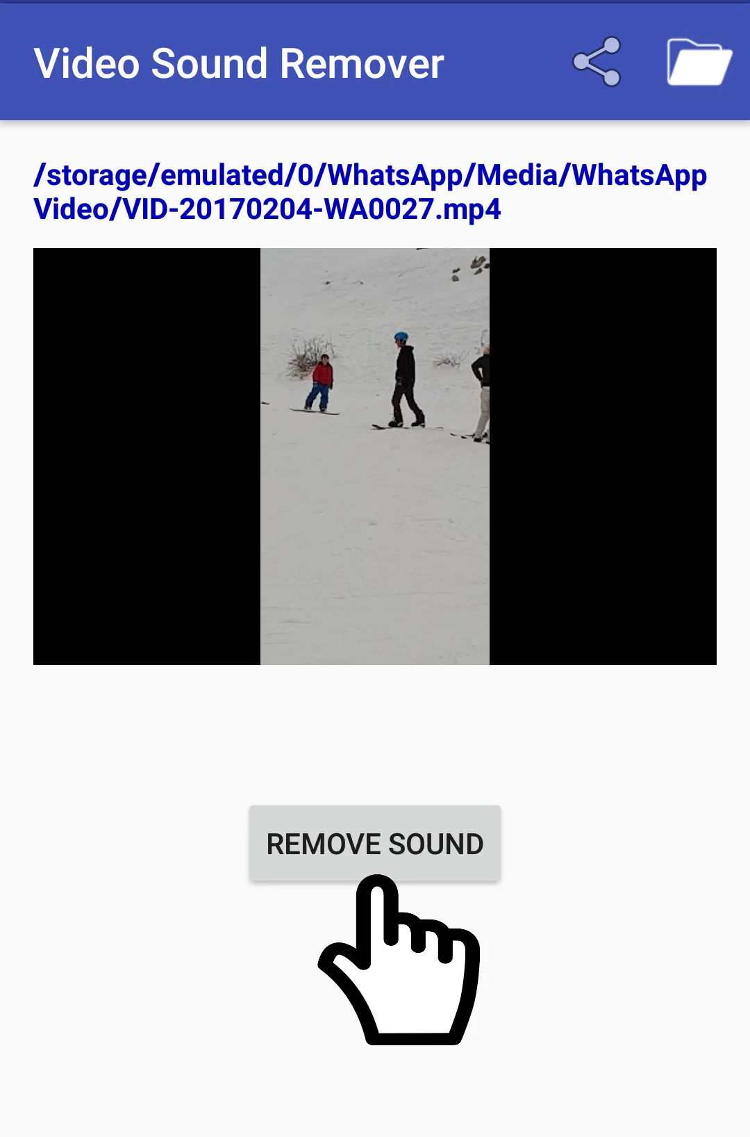 Video Sound Remover | Indus Appstore | Screenshot