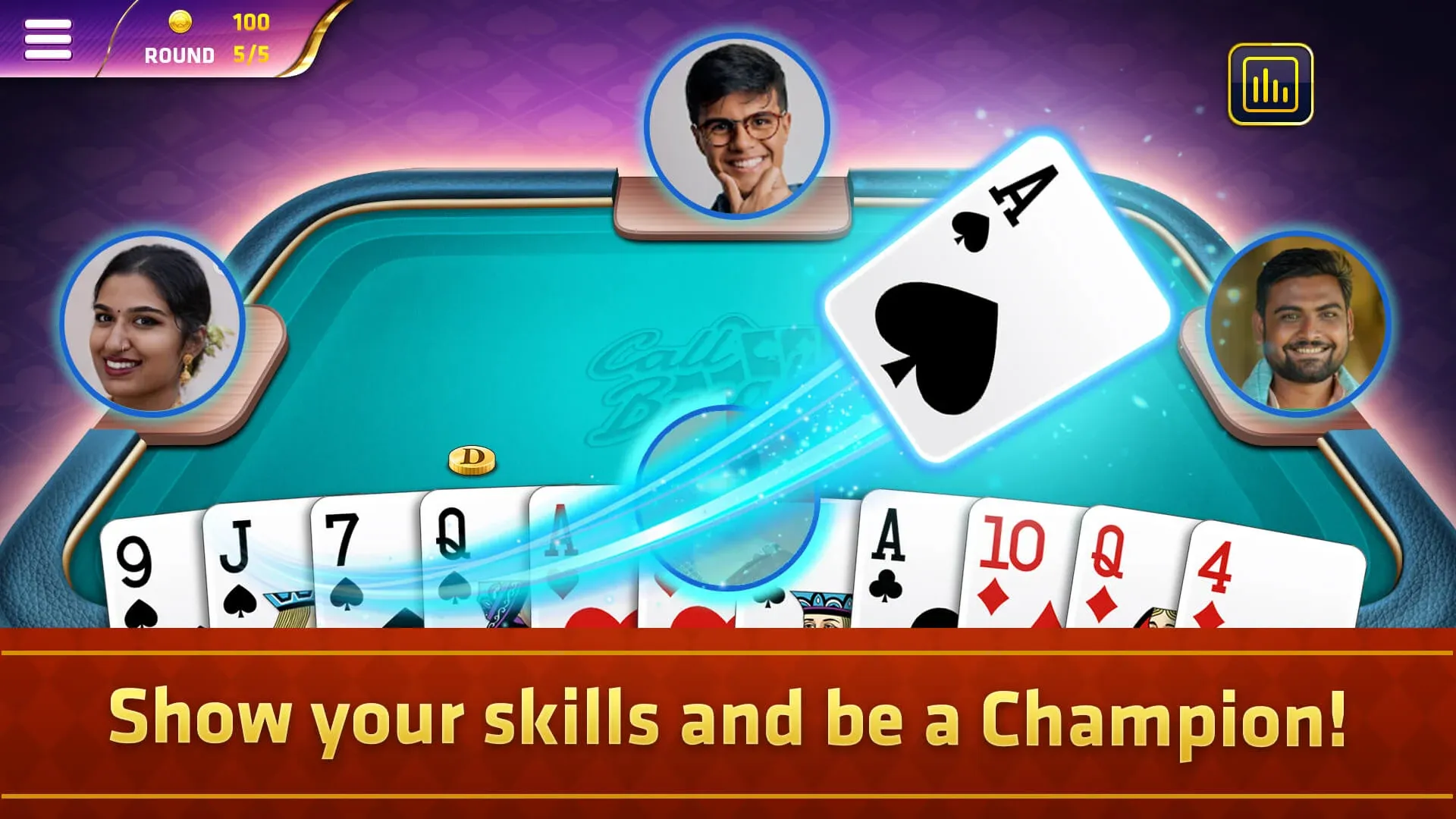 Callbreak: Classic Card Games | Indus Appstore | Screenshot