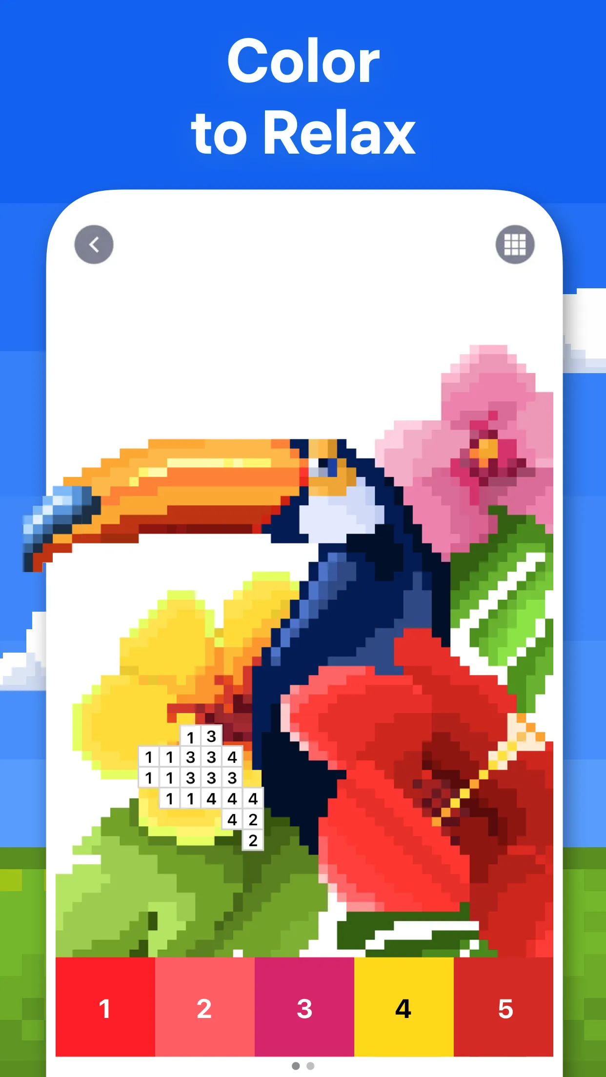 Pixel Art - Color by Number | Indus Appstore | Screenshot