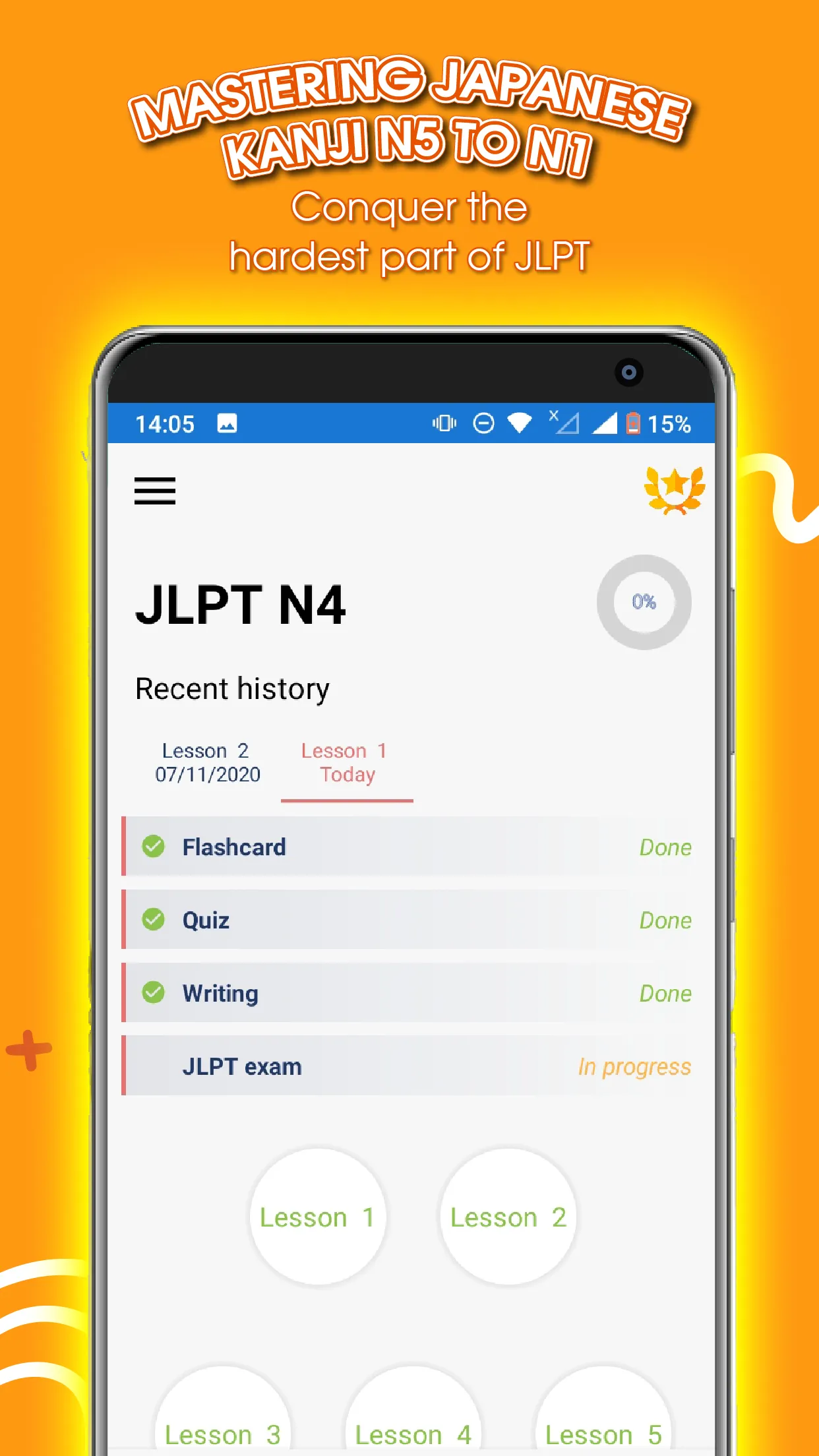 Study Kanji N5 - N1: Janki | Indus Appstore | Screenshot