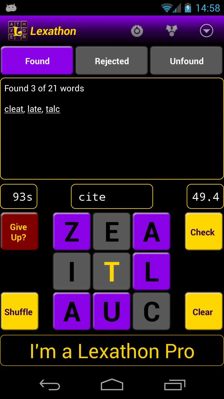 Lexathon® word jumble | Indus Appstore | Screenshot