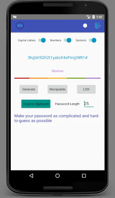 Simple Password Generator | Indus Appstore | Screenshot