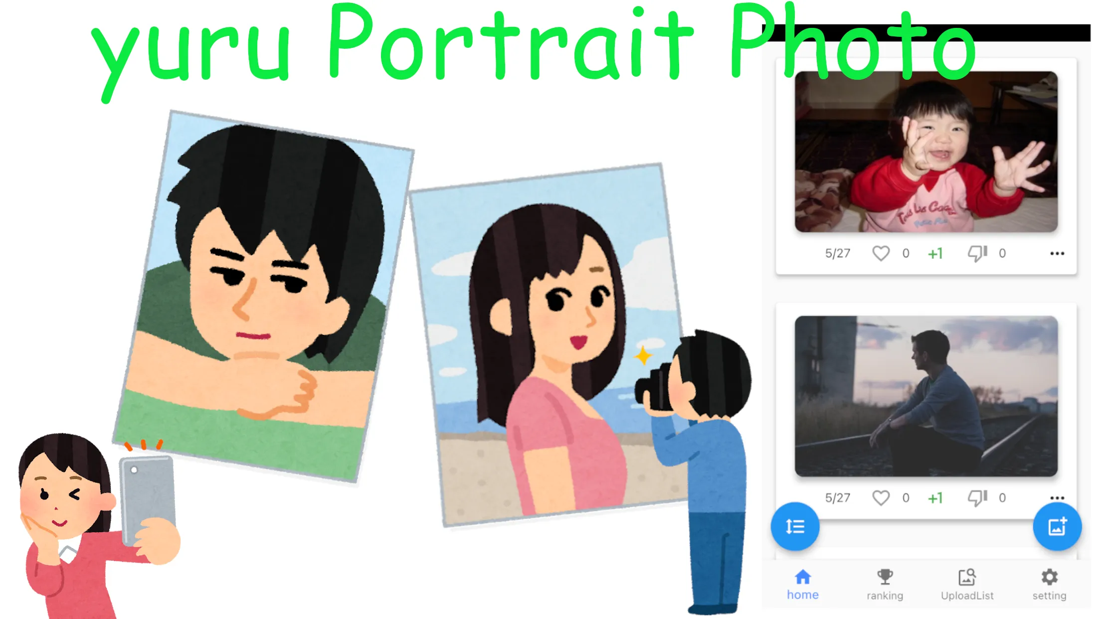 yuru Portrait Photo | Indus Appstore | Screenshot