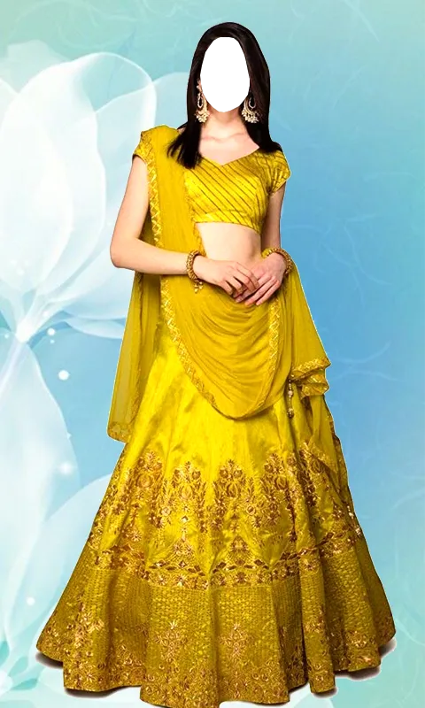 Lehenga Choli Photo Editor | Indus Appstore | Screenshot