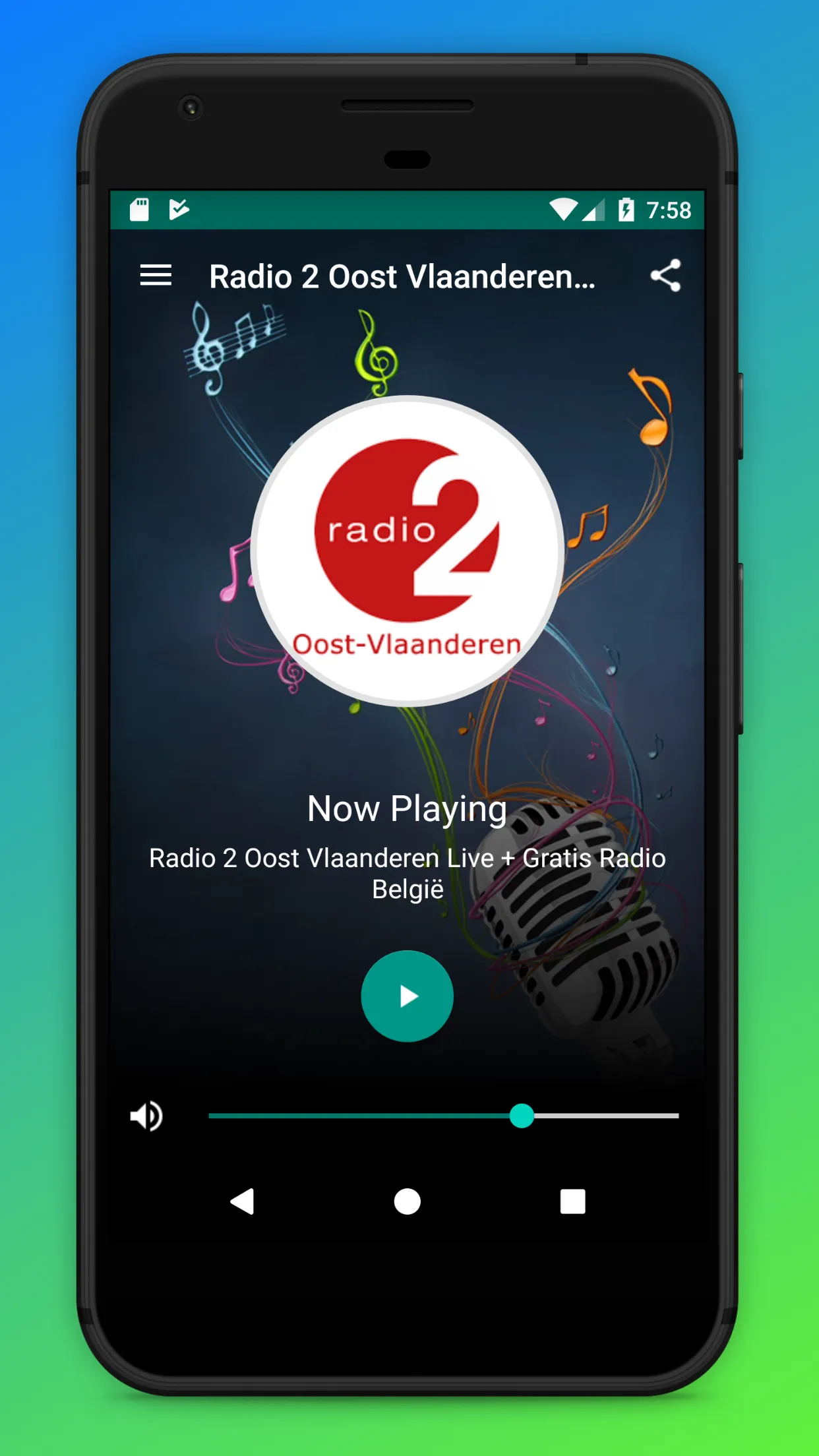 Radio 2 Oost Vlaanderen België | Indus Appstore | Screenshot