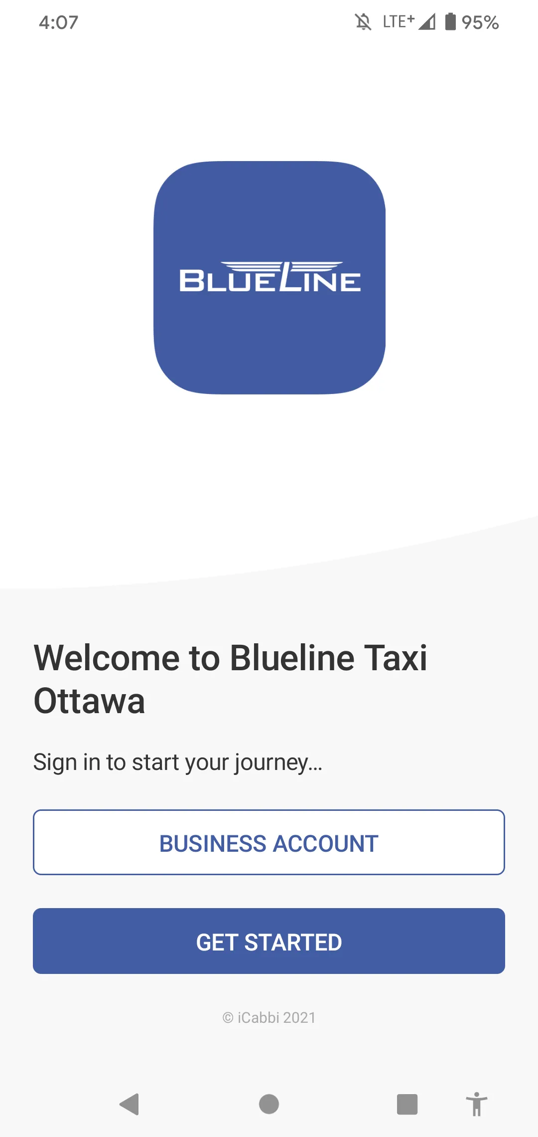 Blueline Taxi Ottawa | Indus Appstore | Screenshot