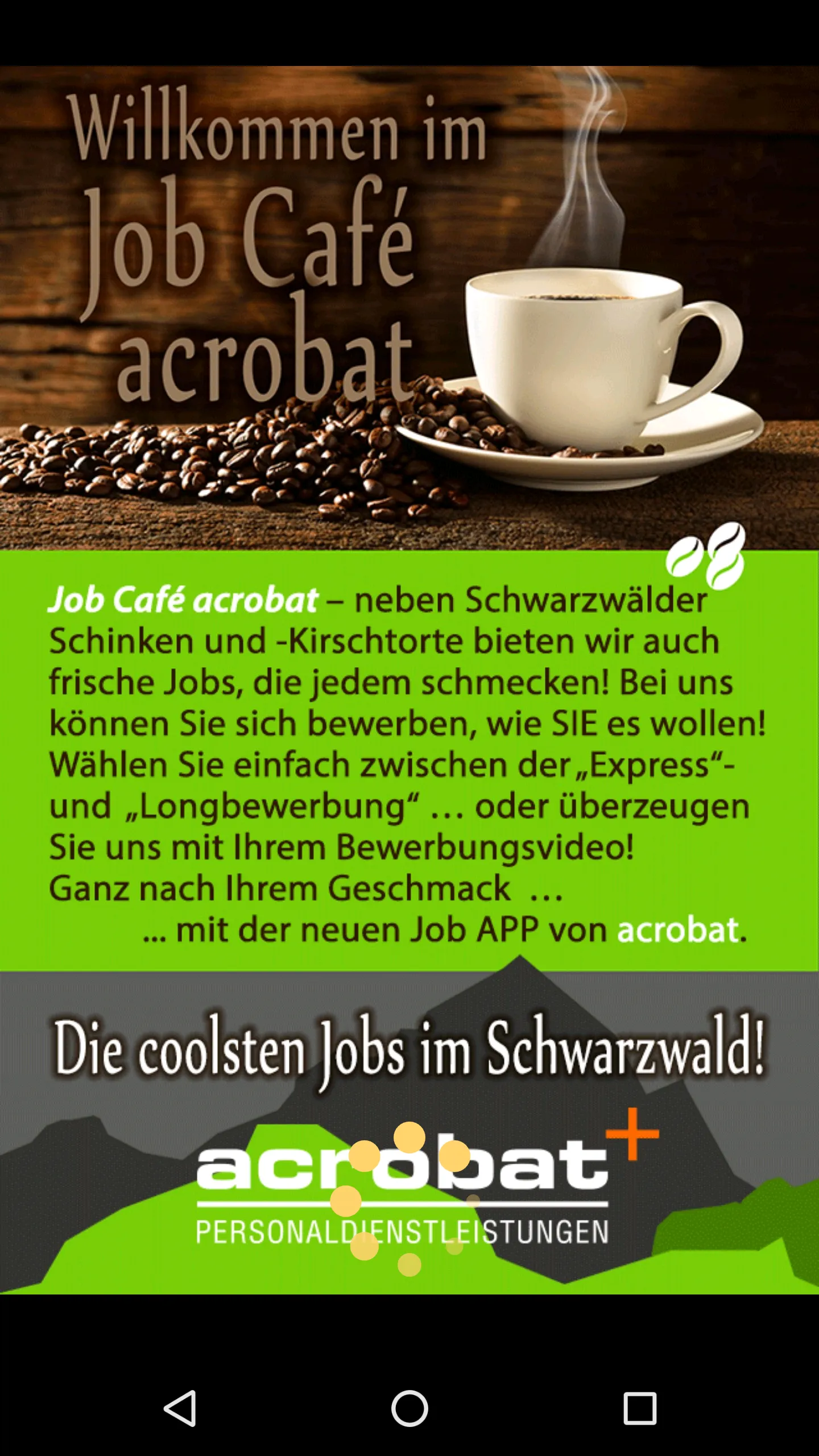 Job Café acrobat | Indus Appstore | Screenshot