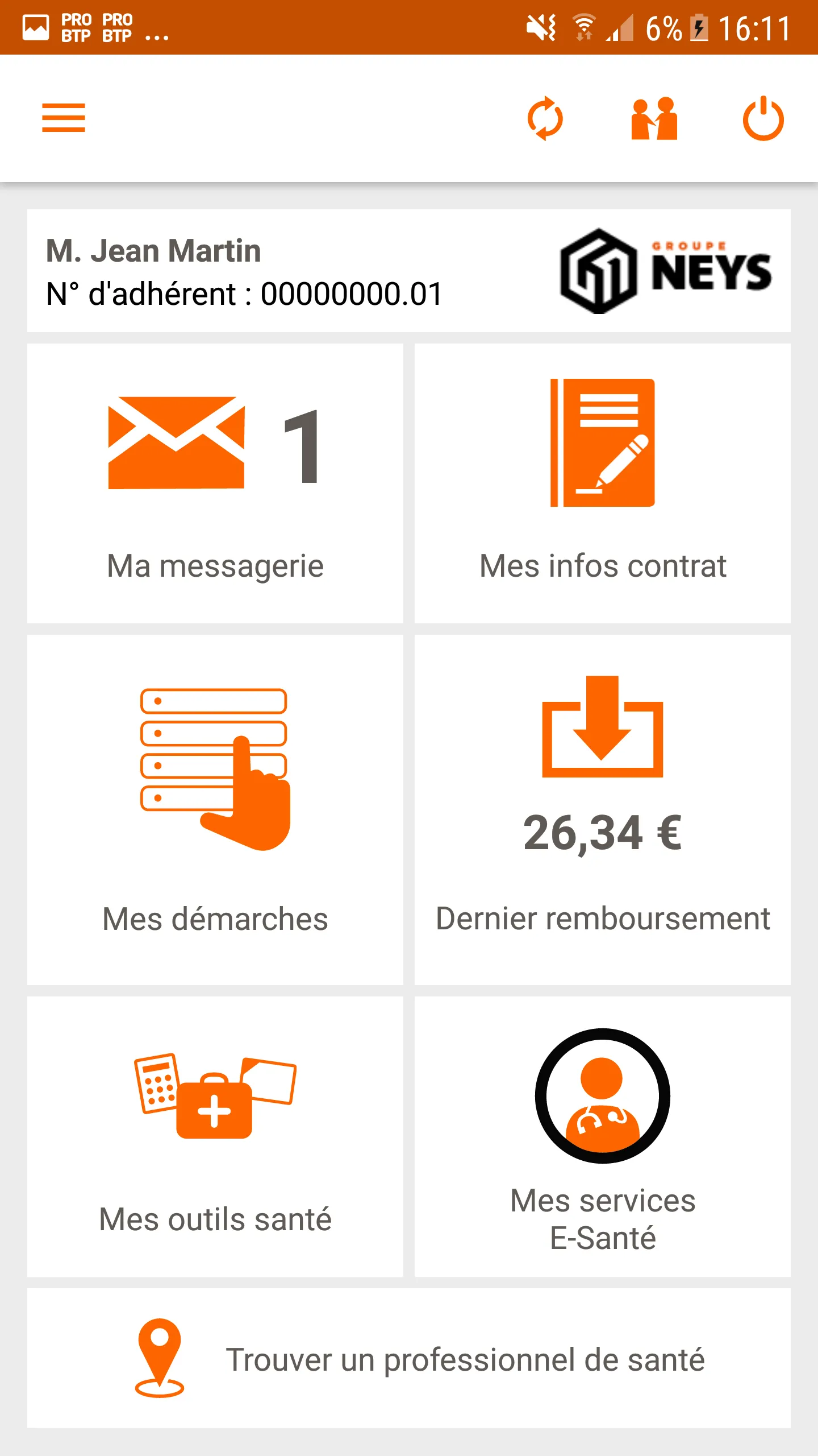 Groupe Neys - Santé | Indus Appstore | Screenshot