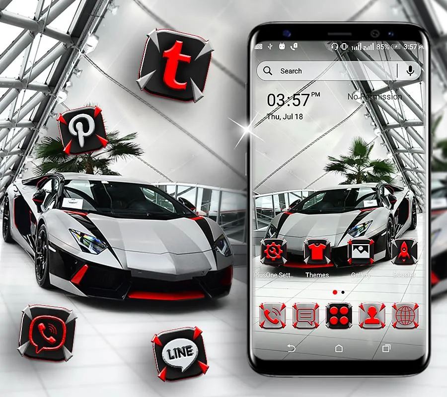 Sports Car Theme | Indus Appstore | Screenshot