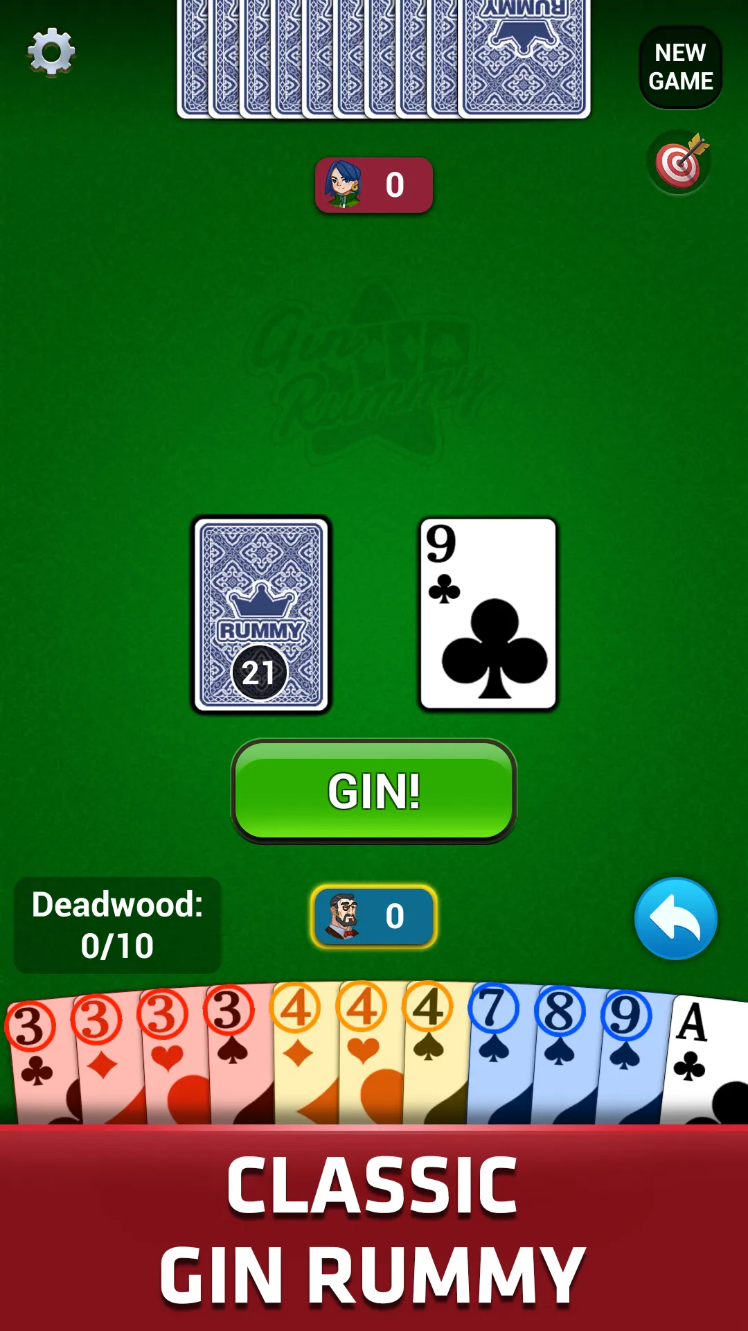 Gin Rummy: Classic Card Game | Indus Appstore | Screenshot