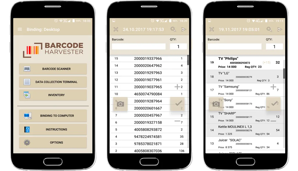 Barcode Harvester | Indus Appstore | Screenshot