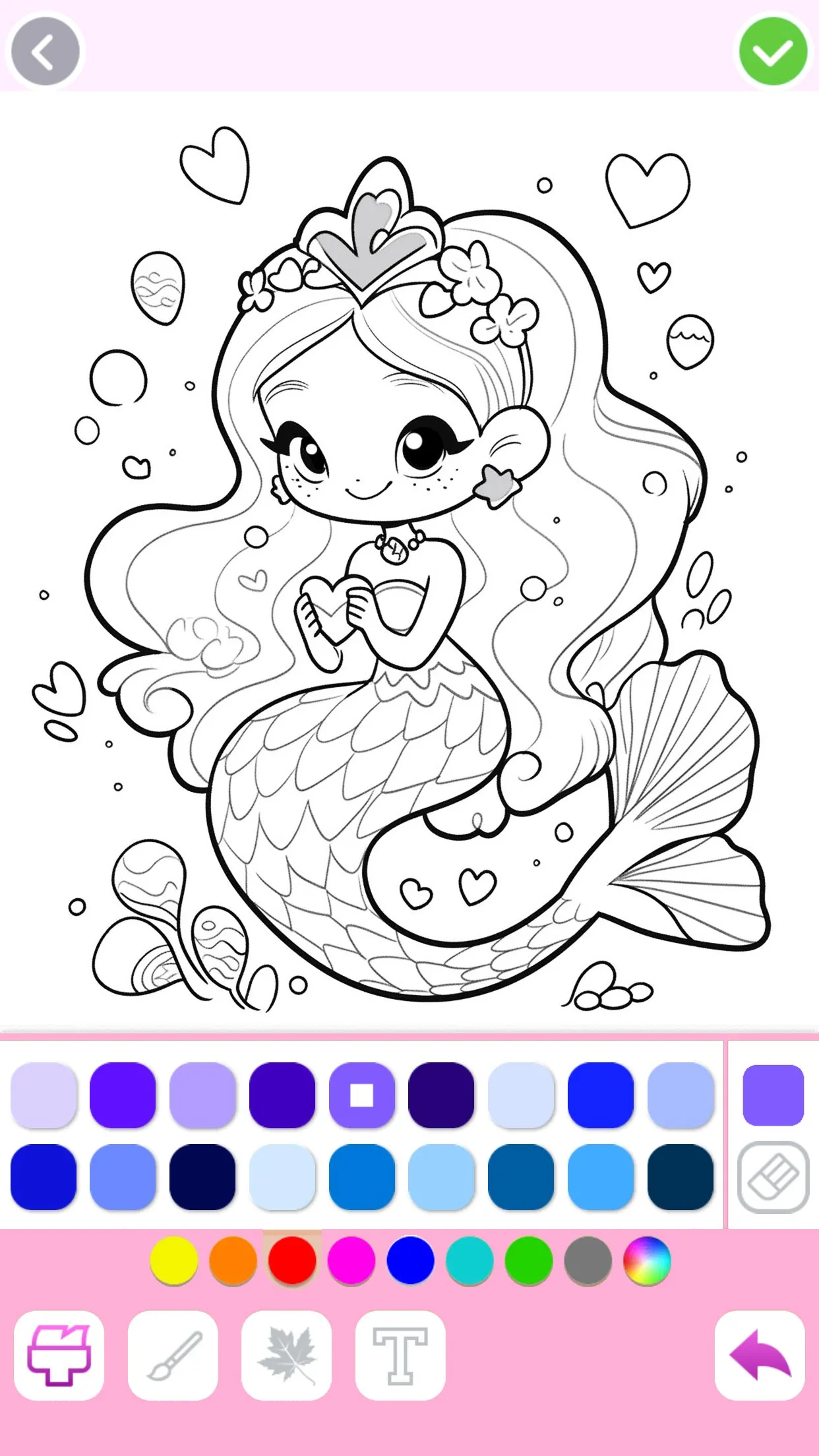 Mermaid Coloring:Mermaid games | Indus Appstore | Screenshot