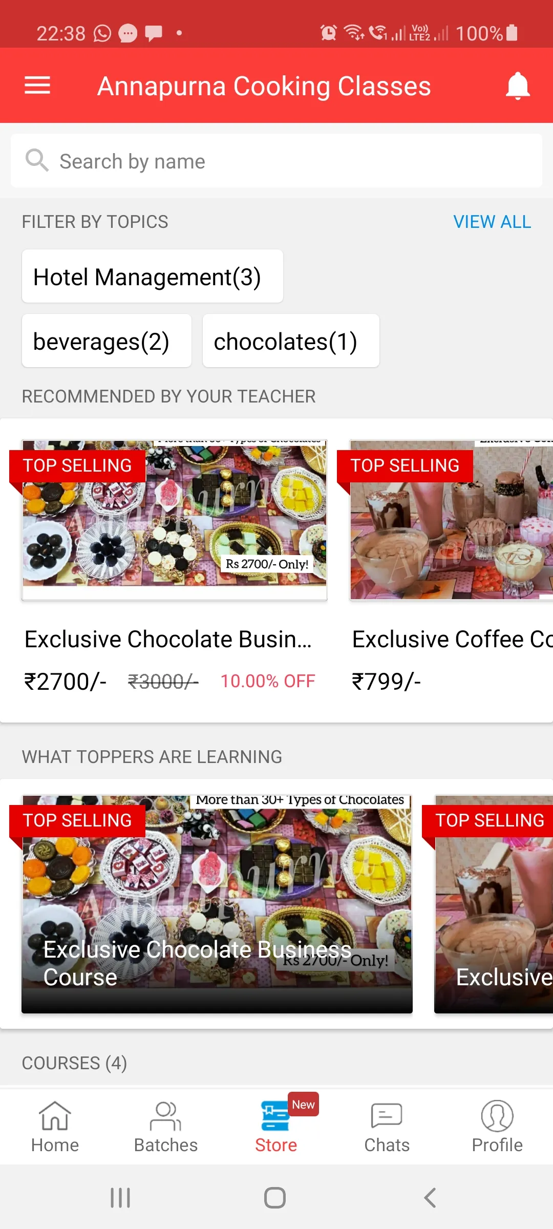 Annapurna Cooking Classes | Indus Appstore | Screenshot