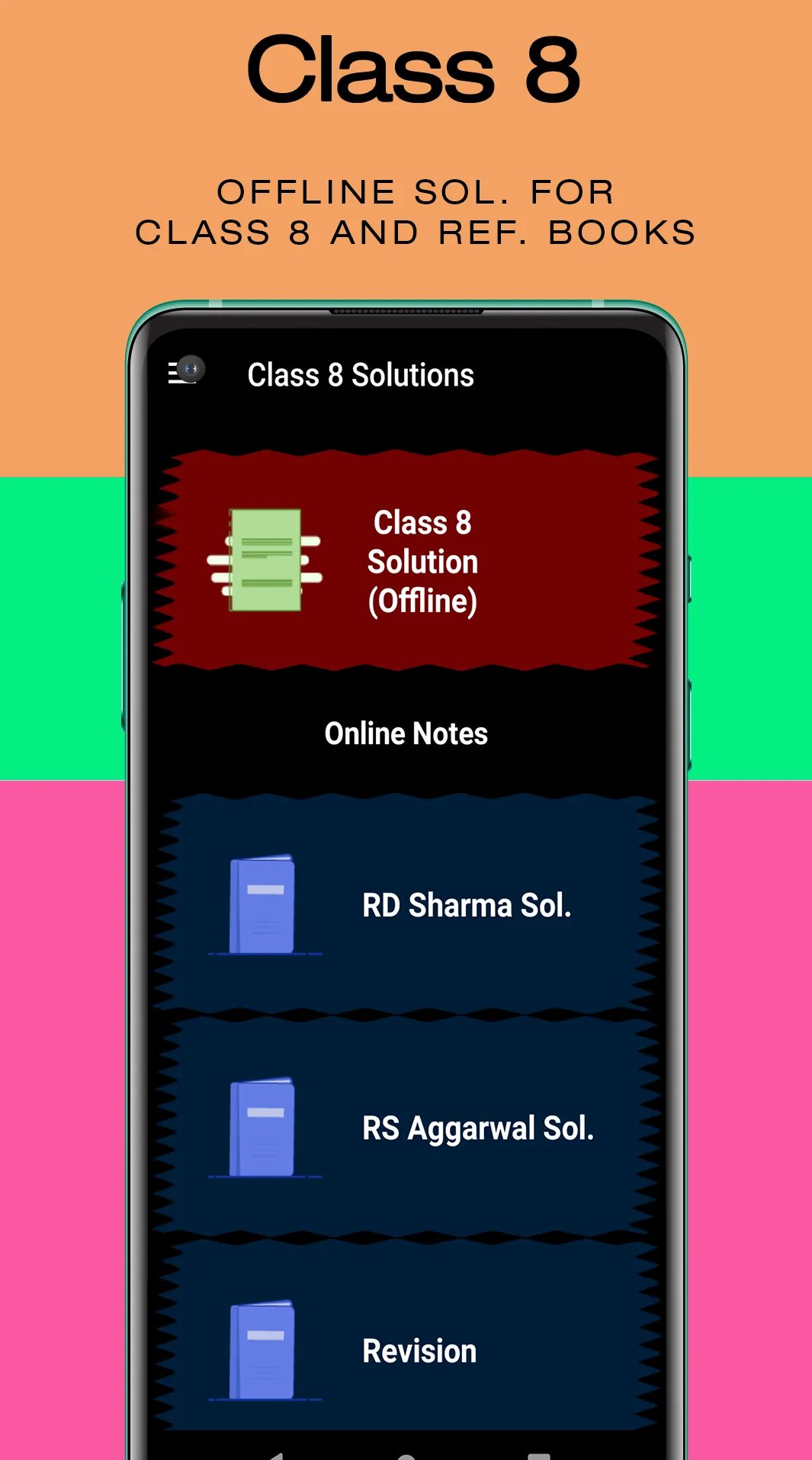 Class 8 Solution Offline Notes | Indus Appstore | Screenshot