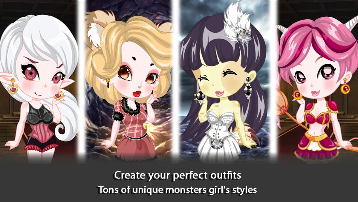 Chibi Monster Girl Maker Games | Indus Appstore | Screenshot