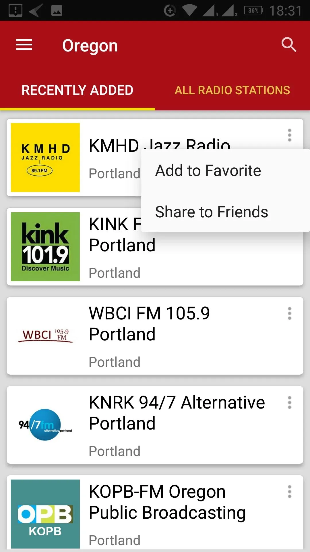 Oregon Radio Stations - USA | Indus Appstore | Screenshot