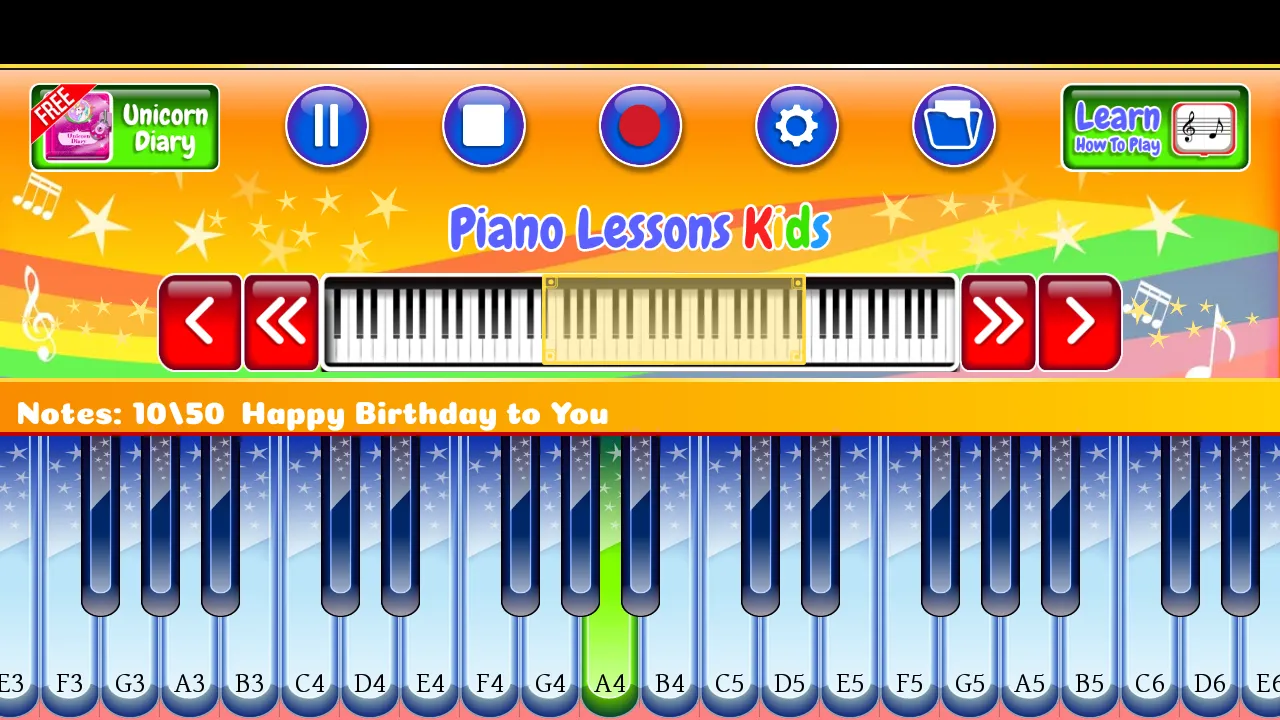 Piano Lessons Kids | Indus Appstore | Screenshot