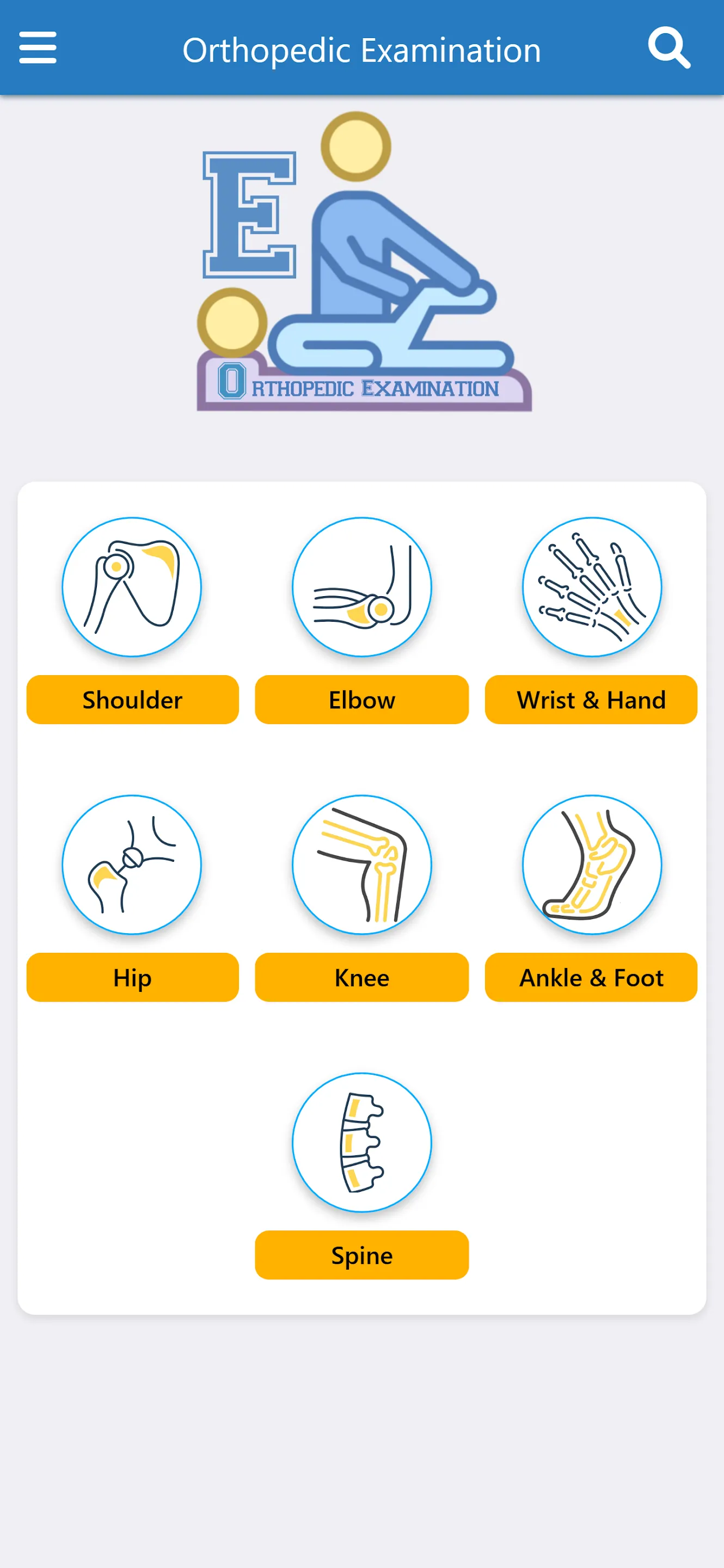 Orthopaedic Special Tests | Indus Appstore | Screenshot