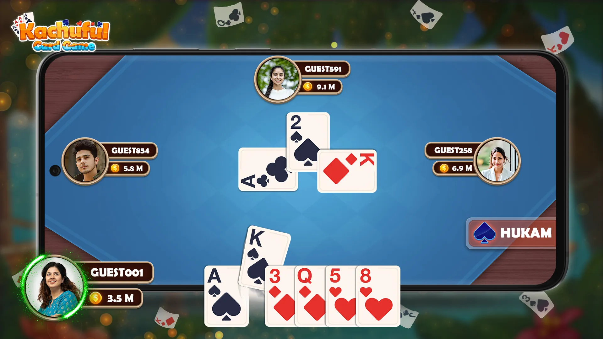 Kachuful - Judgement Card Game | Indus Appstore | Screenshot