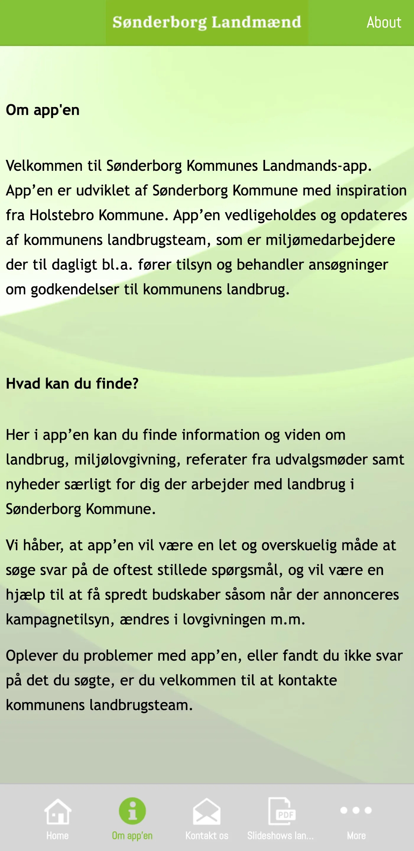 Sønderborg Landmænd | Indus Appstore | Screenshot