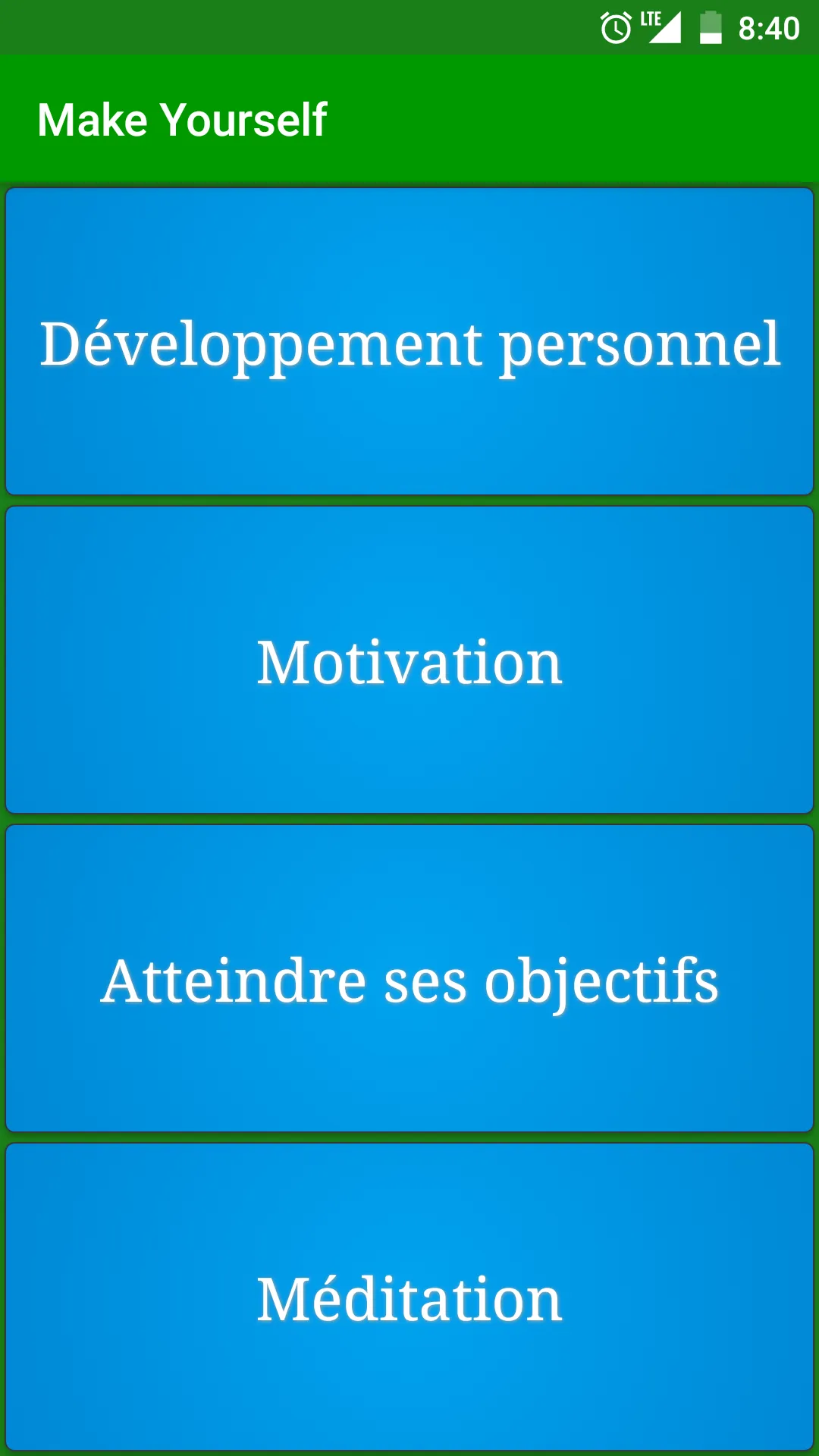 Développement perso: citations | Indus Appstore | Screenshot