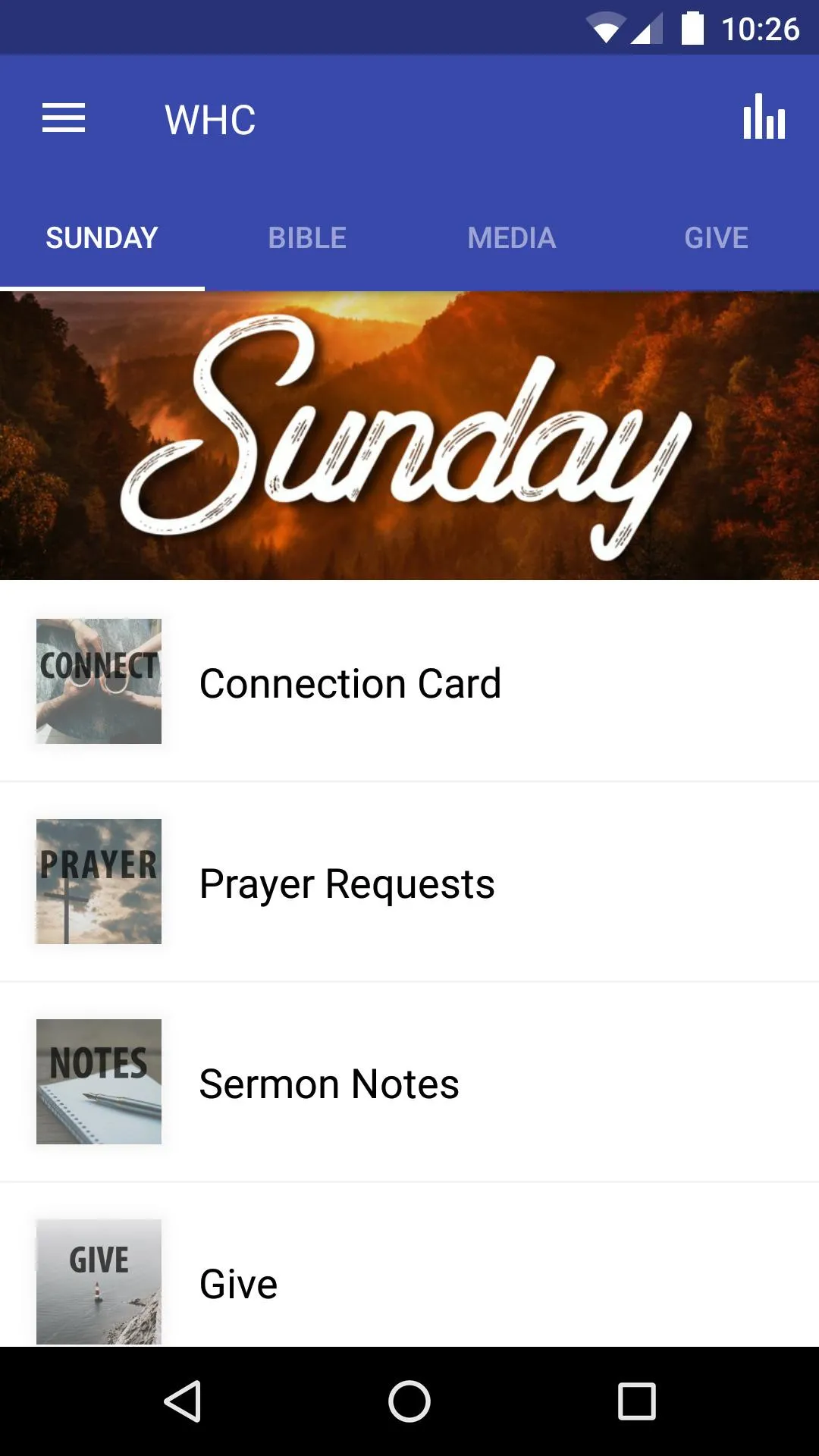 Washington Heights Church | Indus Appstore | Screenshot