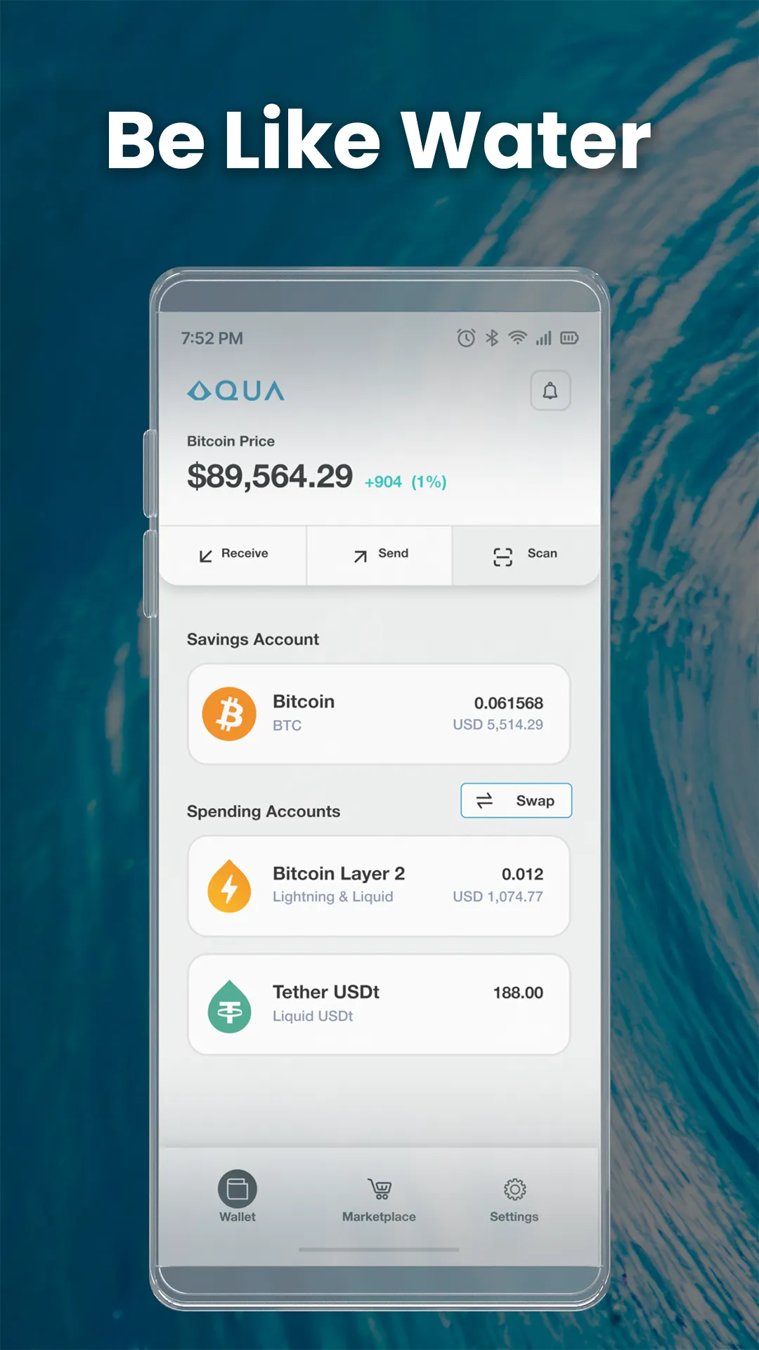 AQUA Wallet | Indus Appstore | Screenshot