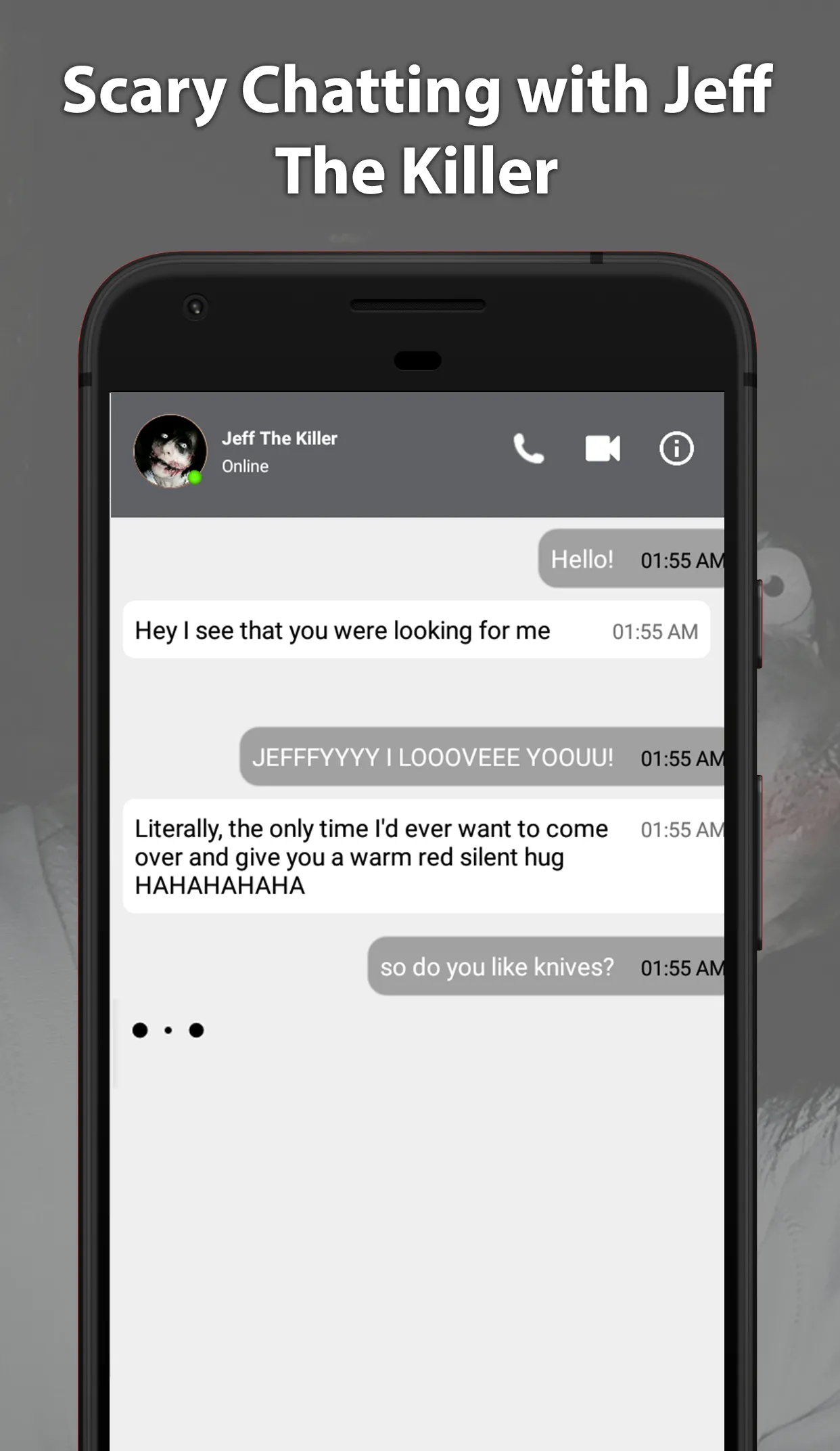 Jeff The Killer Video Call | Indus Appstore | Screenshot