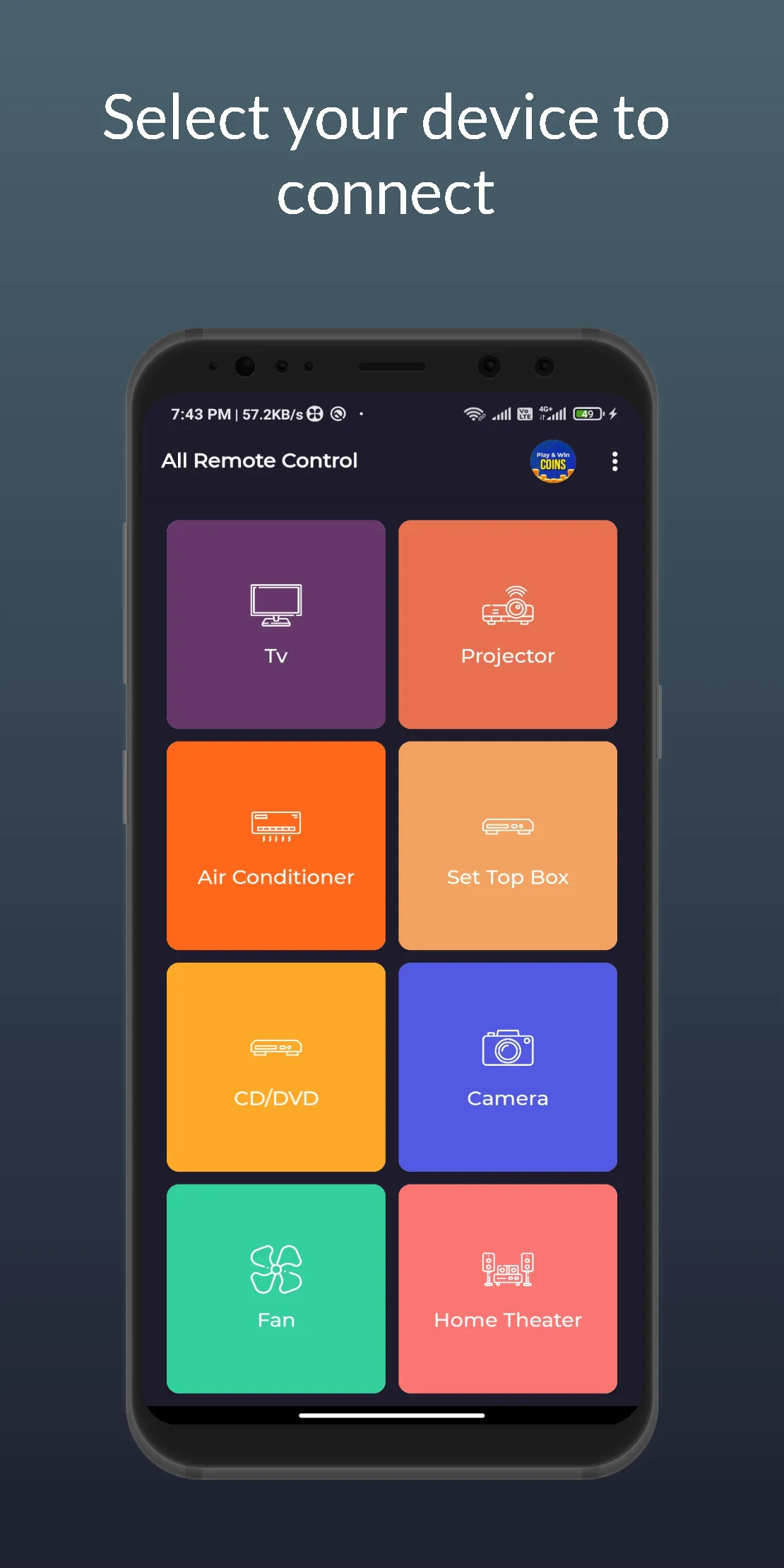 All Remote Control | Indus Appstore | Screenshot