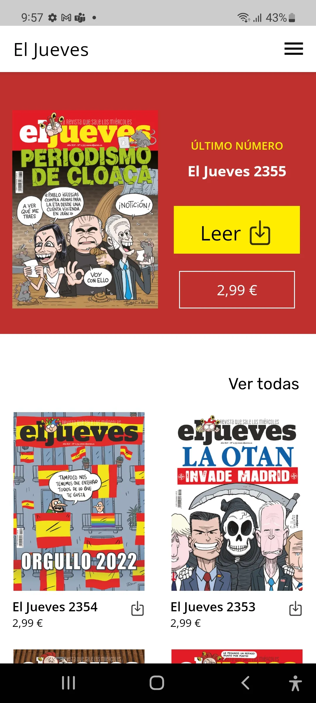 El Jueves Revista | Indus Appstore | Screenshot